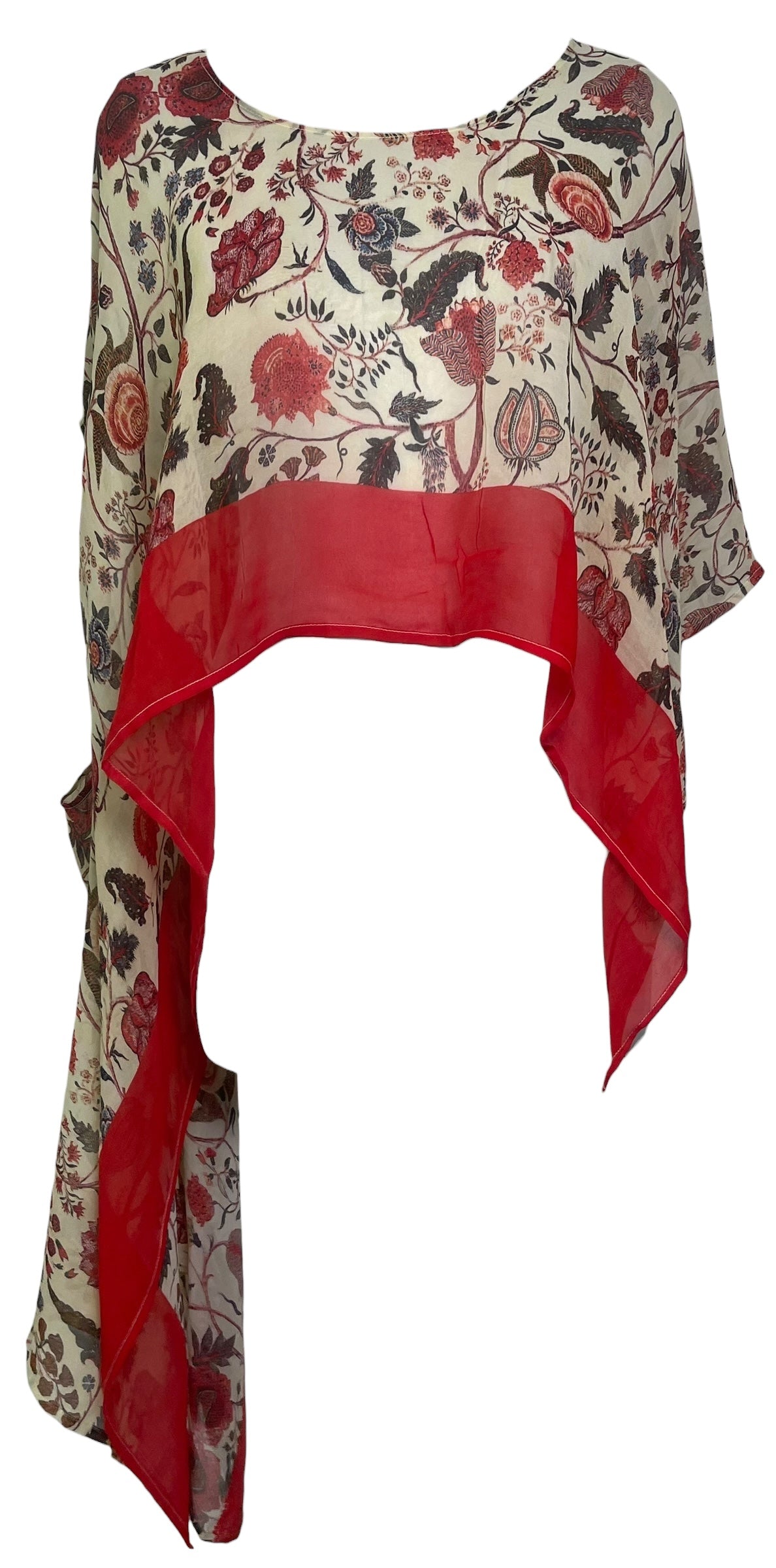 PRG8035 Sheer Wabi Sabi Pure Silk Versatile Vest