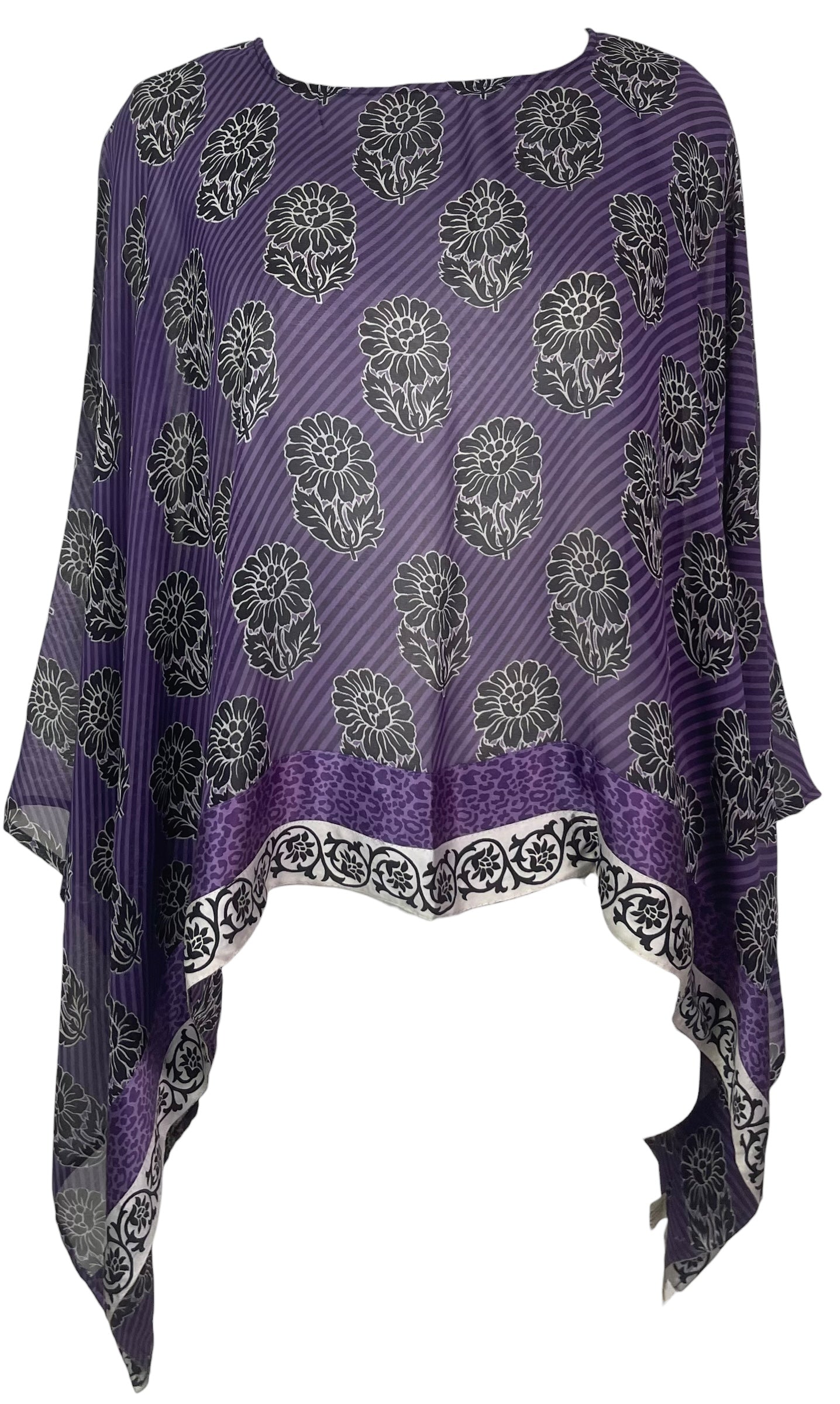 PREVIEW PRG8433  Sheer Pure Silk Wabi Sabi Capelet Poncho by FEBRUARY2026 – Handmade ethical Poncho from sariKNOTsari using upcycled silk. Designed in Canada for travel and slow fashion, loved from Toronto to LA to Sydney.