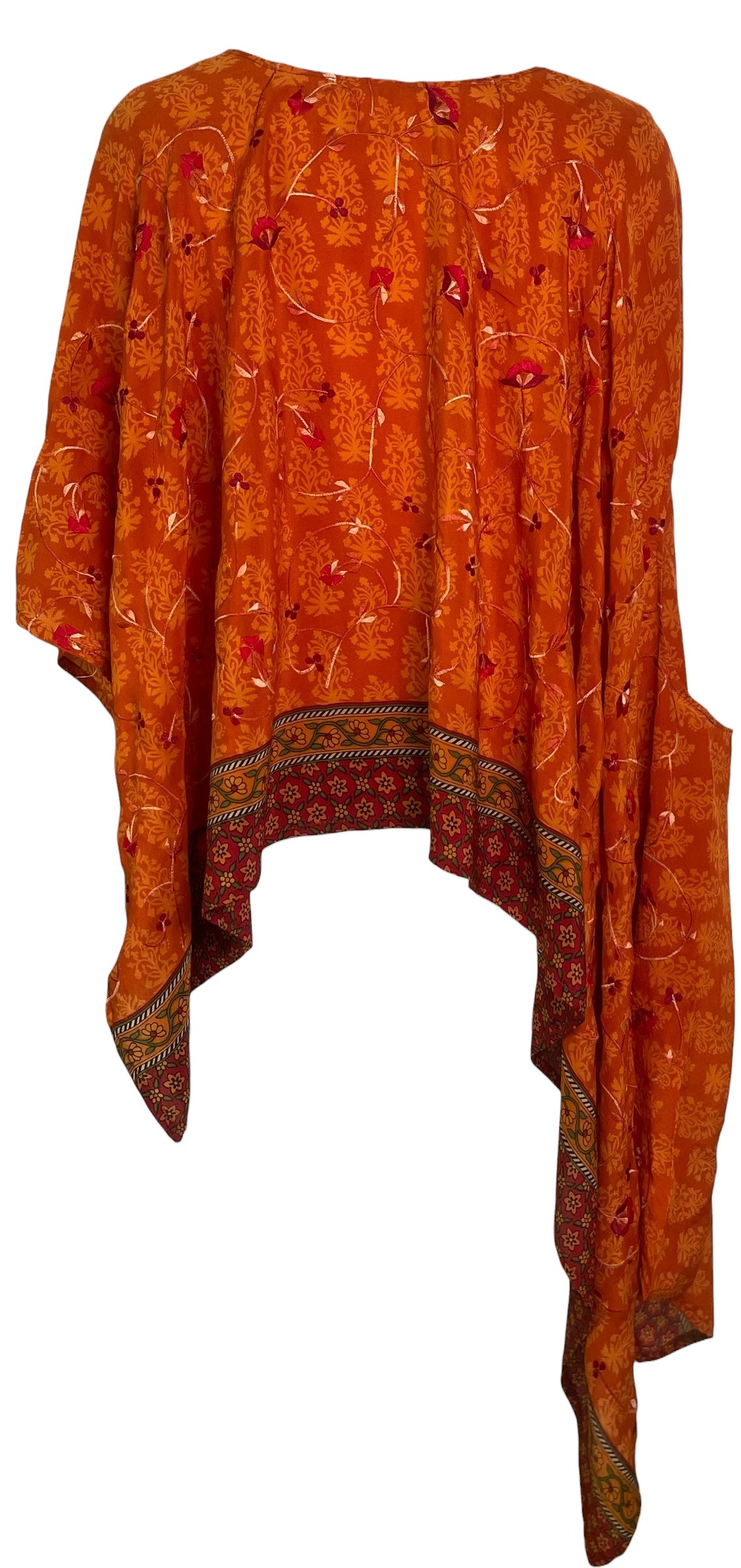 PREVIEW PRC8650 Avatar Pure Silk Versatile Vest by MARCH2026 – Handmade ethical Vest from sariKNOTsari using upcycled silk. Designed in Canada for travel and slow fashion, loved from Toronto to LA to Sydney. Featuring Zsiska, Bryn Walker and Artisan Leather coats by Rejean Pepin, Pepin designs