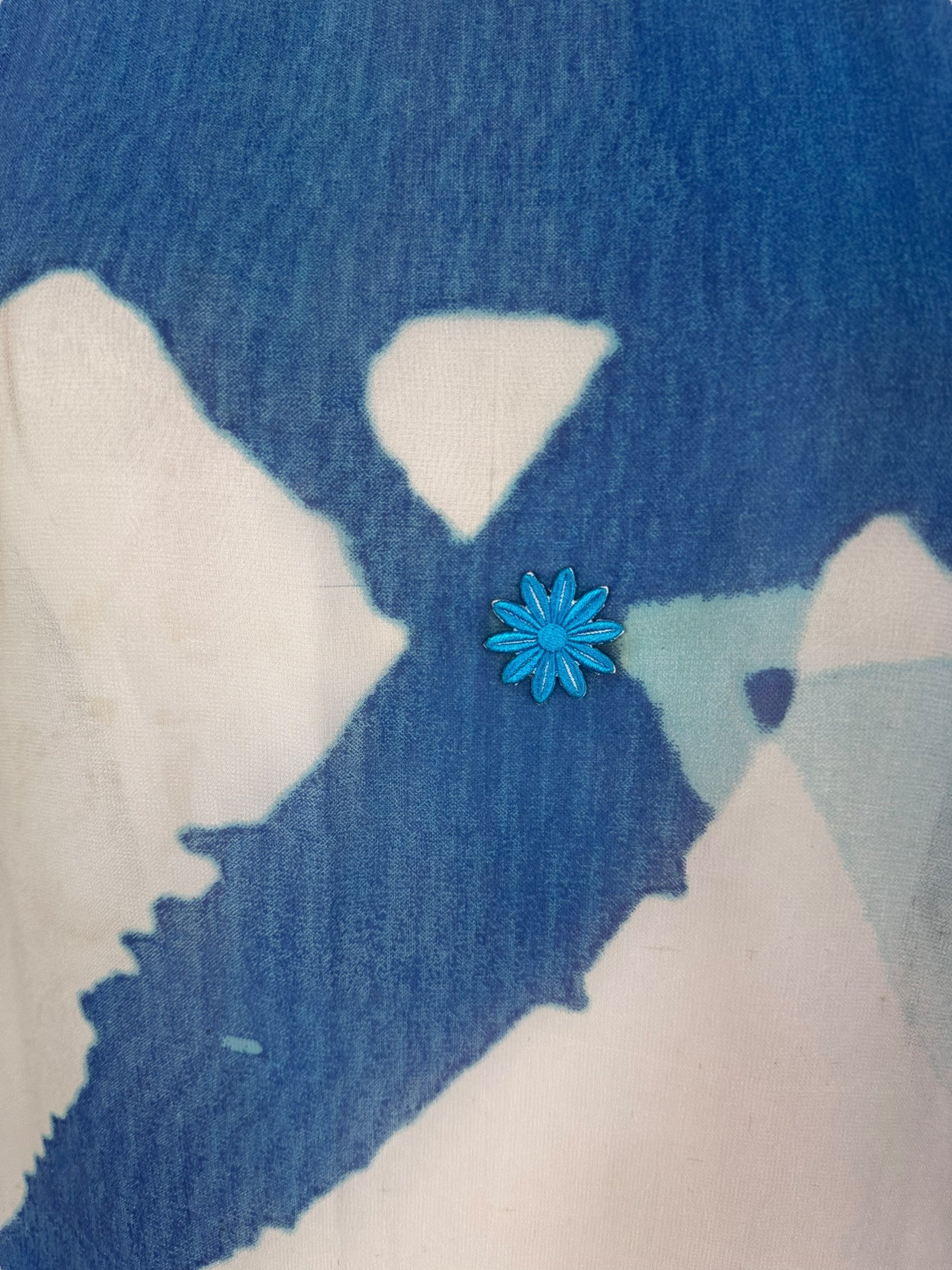 PRG6625 Sheer Wabi Sabi Pure Silk Side Slit Top