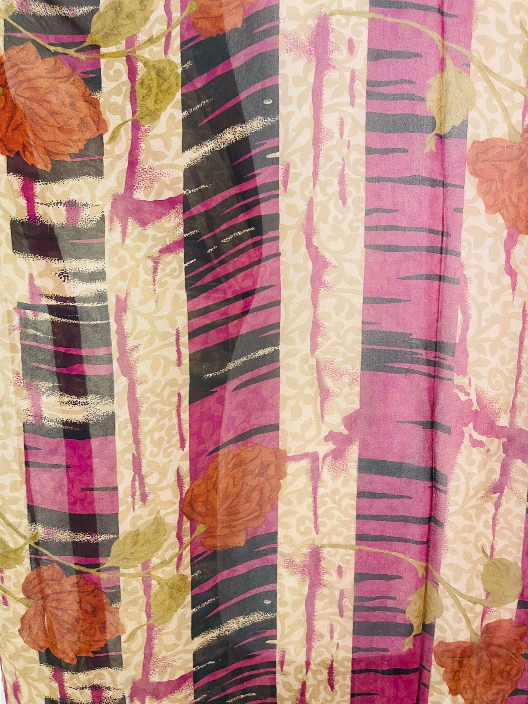 PRG7608 Sheer Wabi Sabi Pure Silk Maxi Kaftan