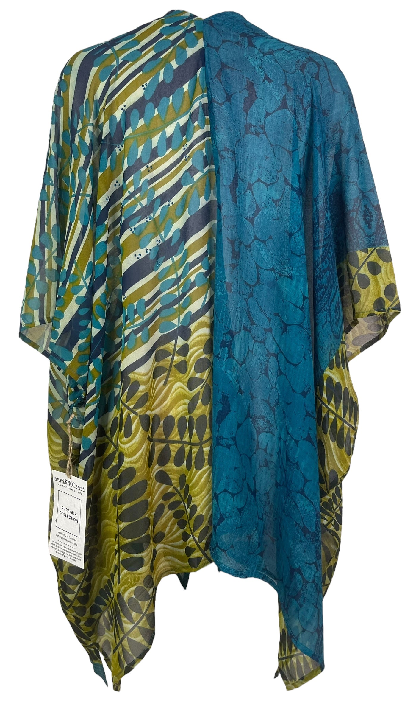 PRG8124 Sheer Wabi Sabi Pure Silk Cardigan