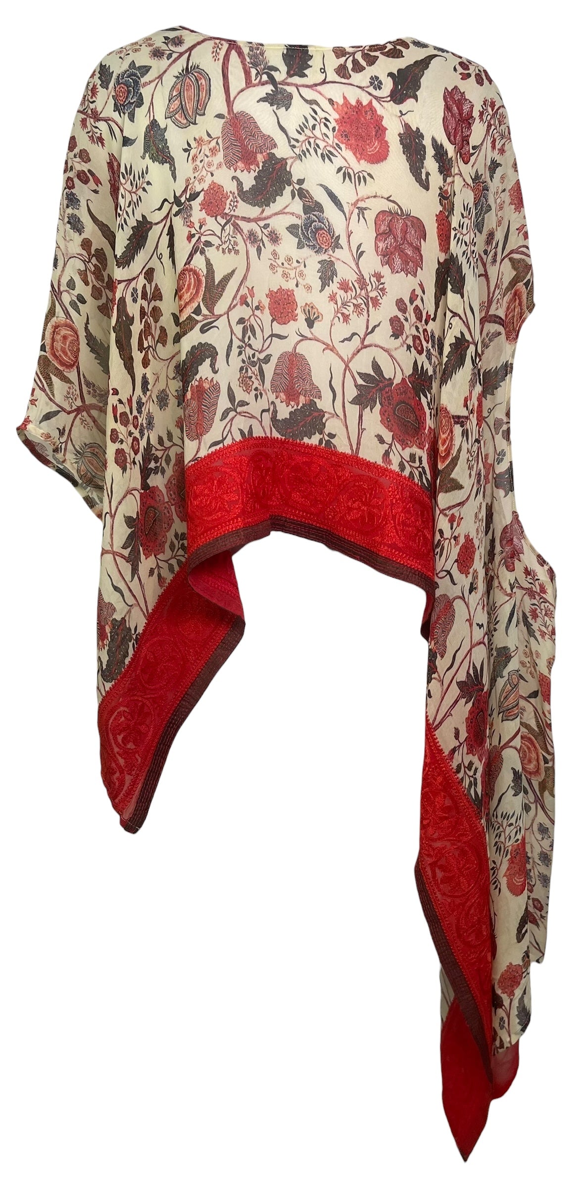 PRG8035 Sheer Wabi Sabi Pure Silk Versatile Vest