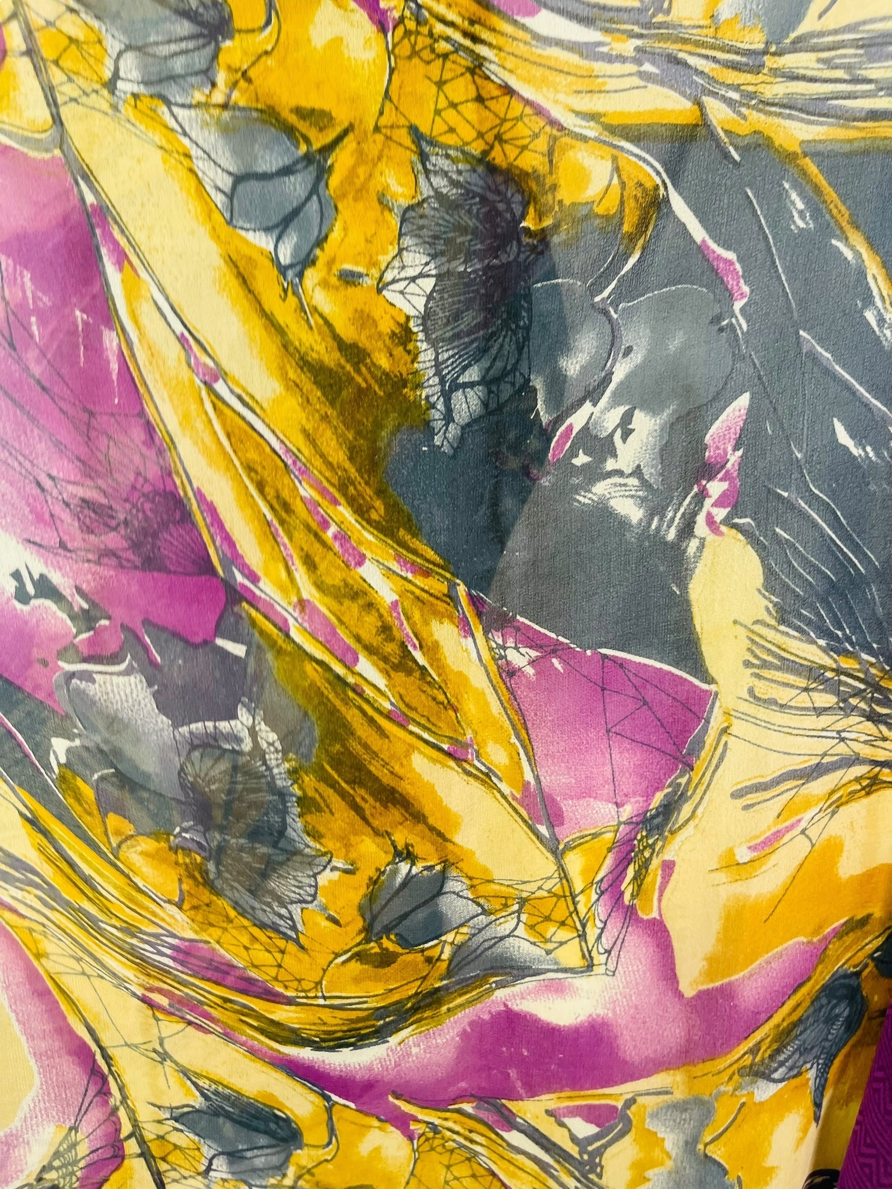 PRG7591 Sheer Avatar Pure Silk Cardigan