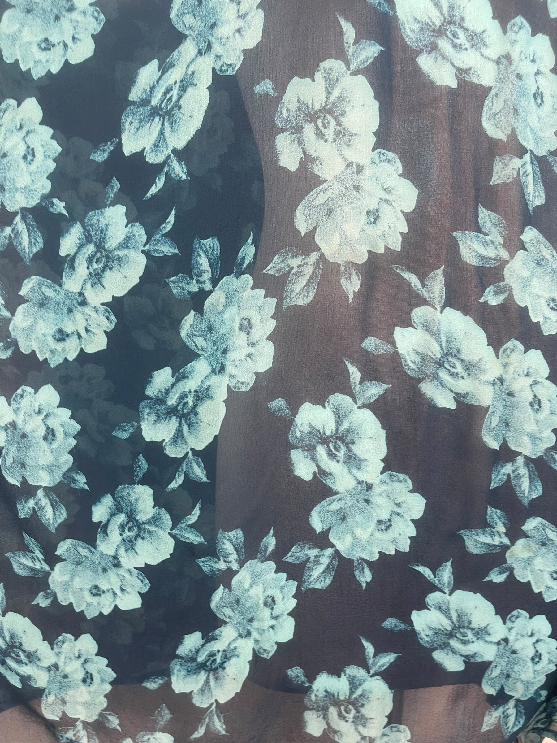 PRG8474 Sheer Wabi Sabi Pure Silk Short Kaftan Tunic With Slits