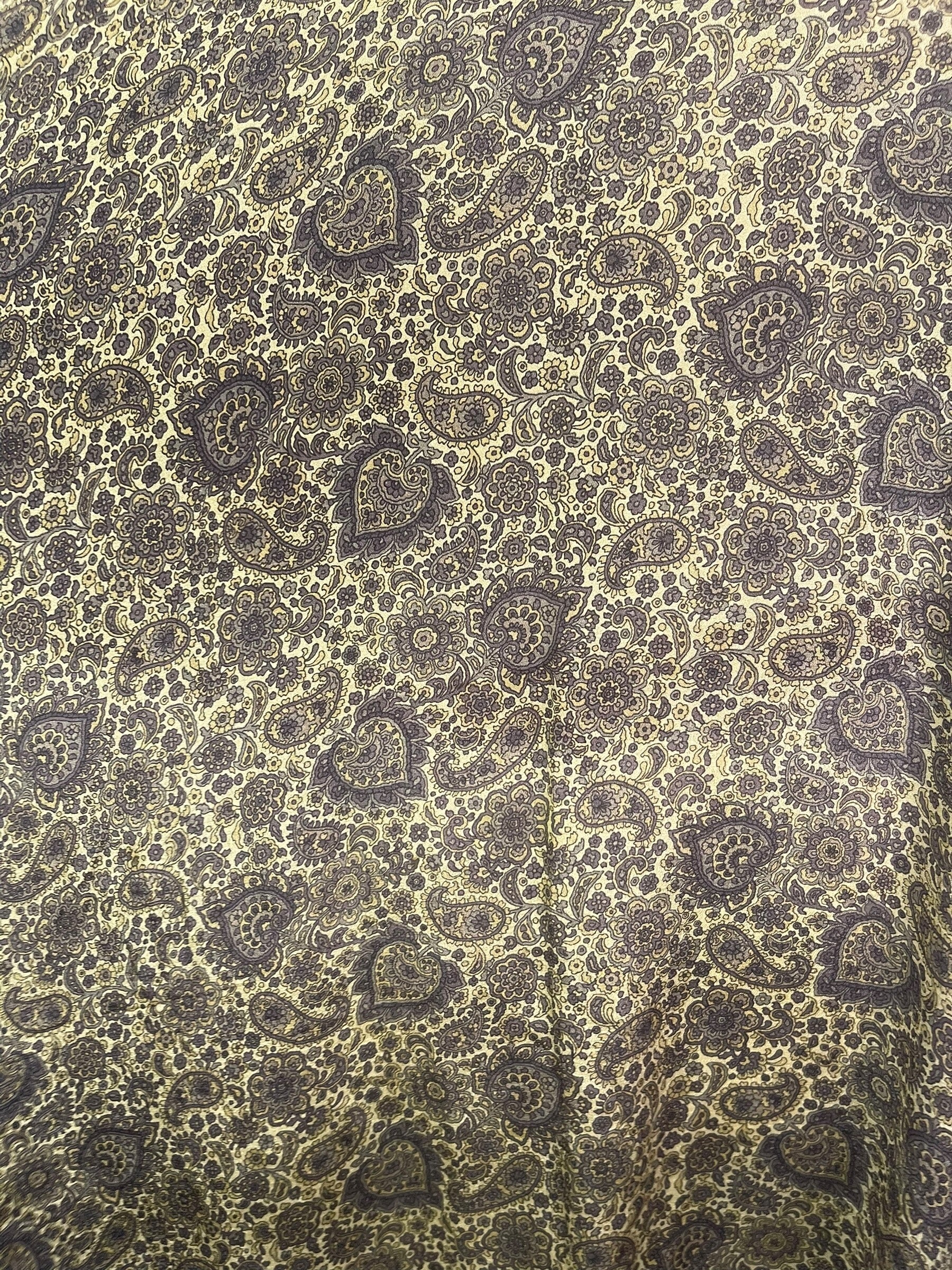 PRC8554 Avatar Long Pure Silk Kimono Sleeved Duster with Belt