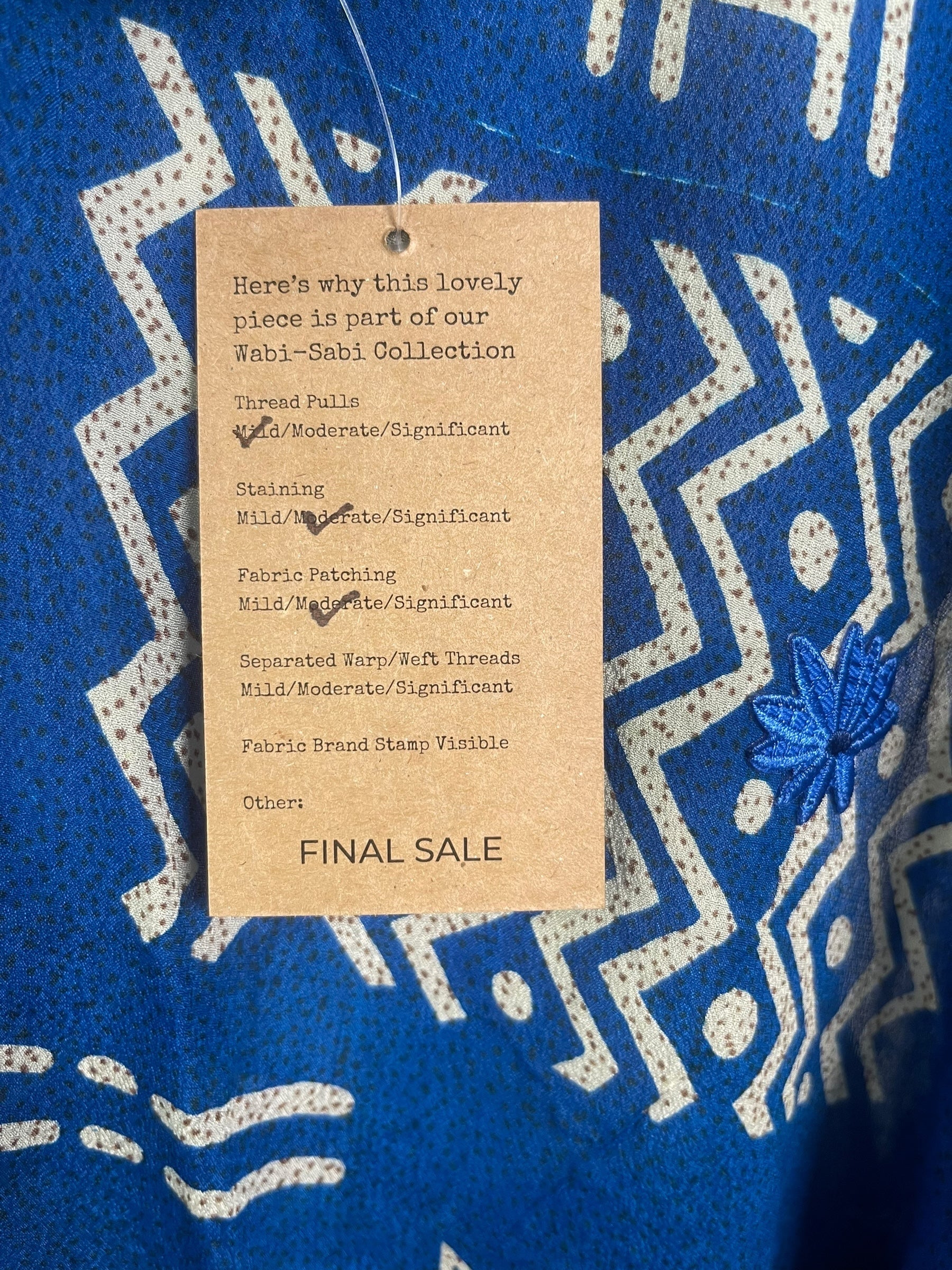 SOLD  PRG8864 Sheer Wabi Sabi Pure Silk Kimono Sleeved Duster with Belt