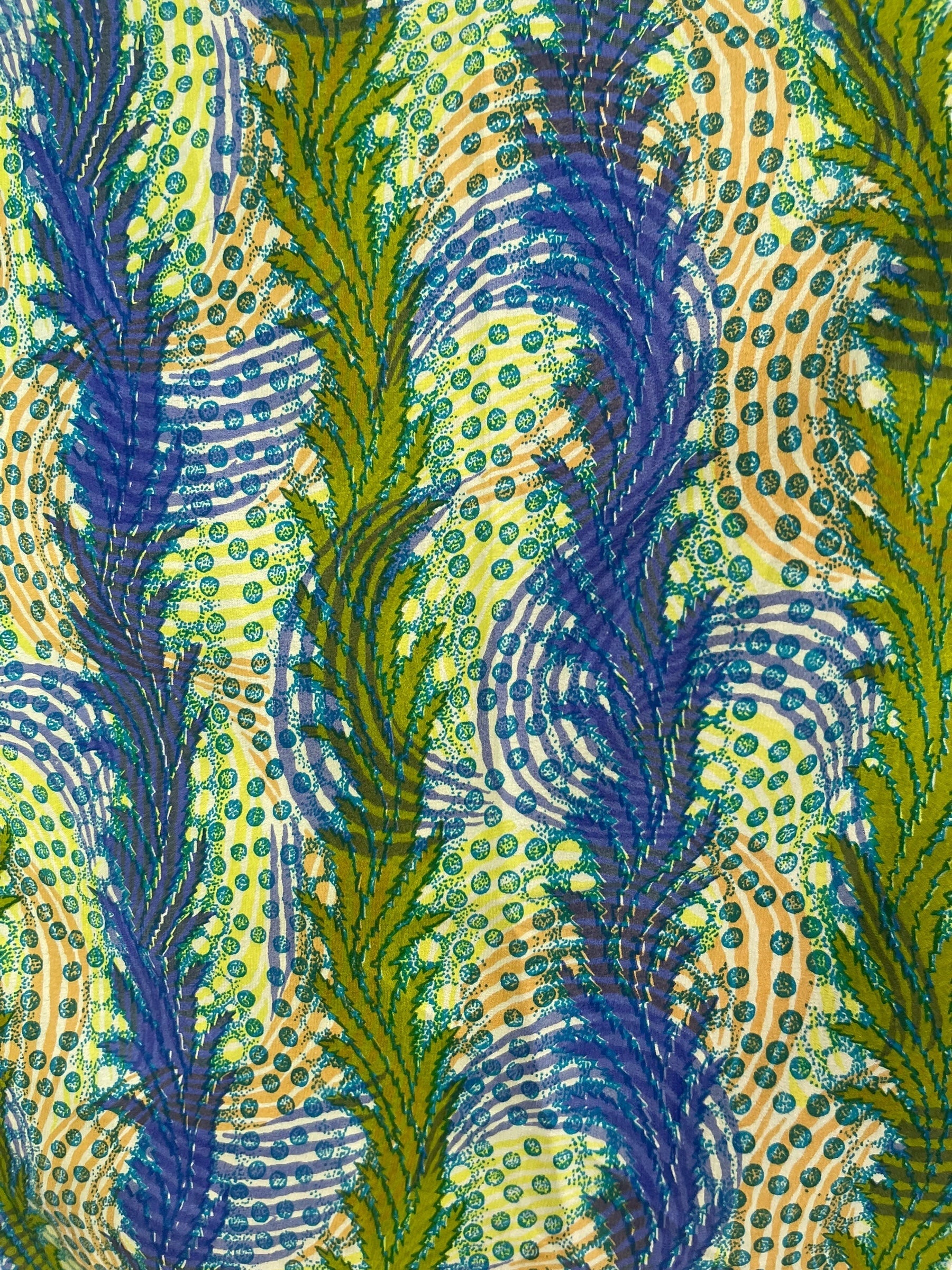 PRC7568 Avatar Pure Silk Kimono-Sleeved Top