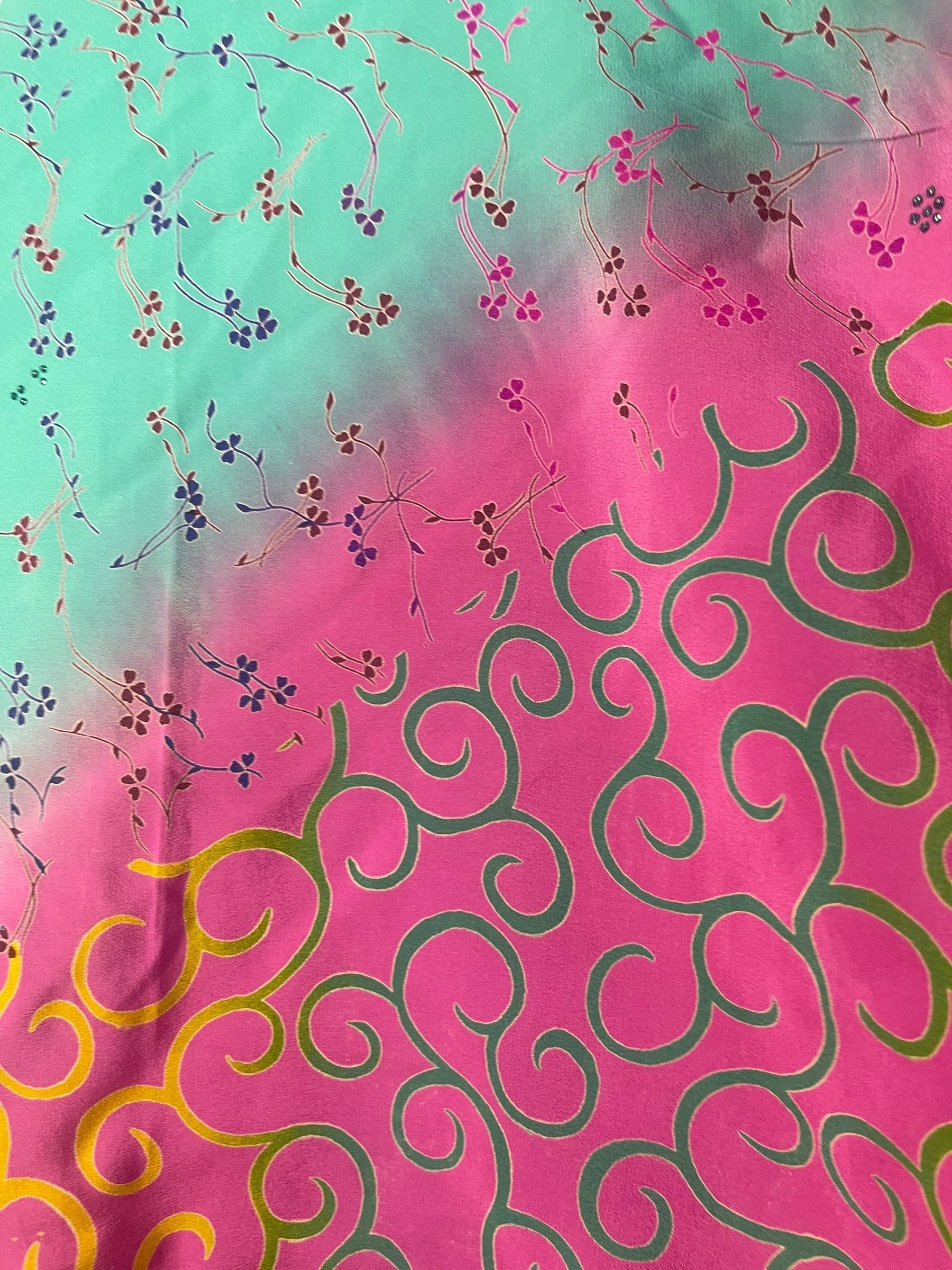 PRC7869 Avatar Pure Silk Capelet Poncho