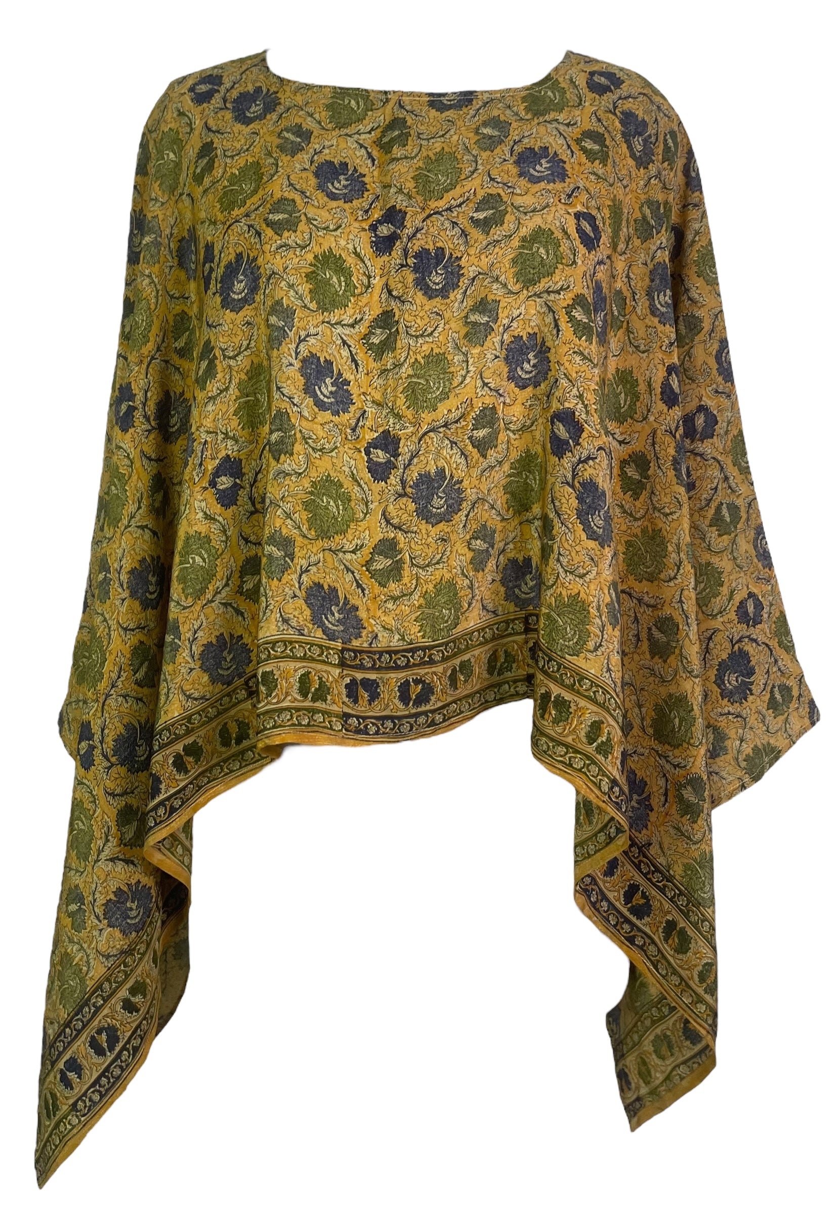 PRC7773 Avatar Pure Silk Capelet Poncho