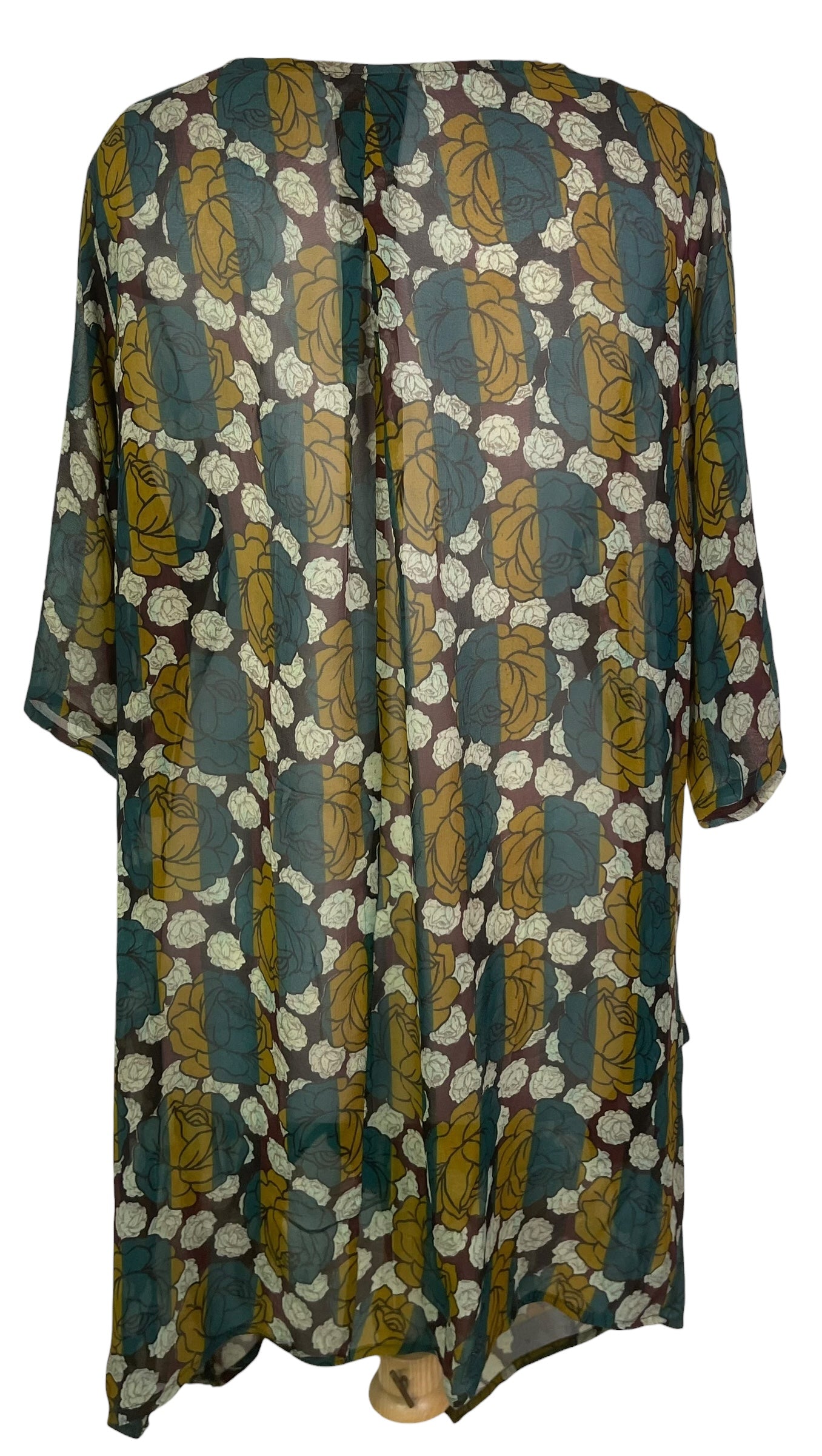 PREVIEW PRG8487 Sheer Wabi Sabi Pure Silk Self Pocket Tunic Dress by FEBRUARY2026 – Handmade ethical Self Pocket Tunic from sariKNOTsari using upcycled silk. Designed in Canada for travel and slow fashion, loved from Toronto to LA to Sydney.