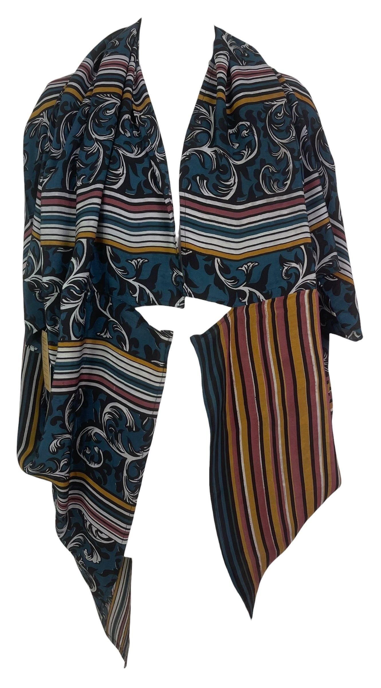 PREVIEW PRC8607 Wabi Sabi Pure Silk Cardigan by FEBRUARY2026 – Handmade ethical Cardigan from sariKNOTsari using upcycled silk. Designed in Canada for travel and slow fashion, loved from Toronto to LA to Sydney.