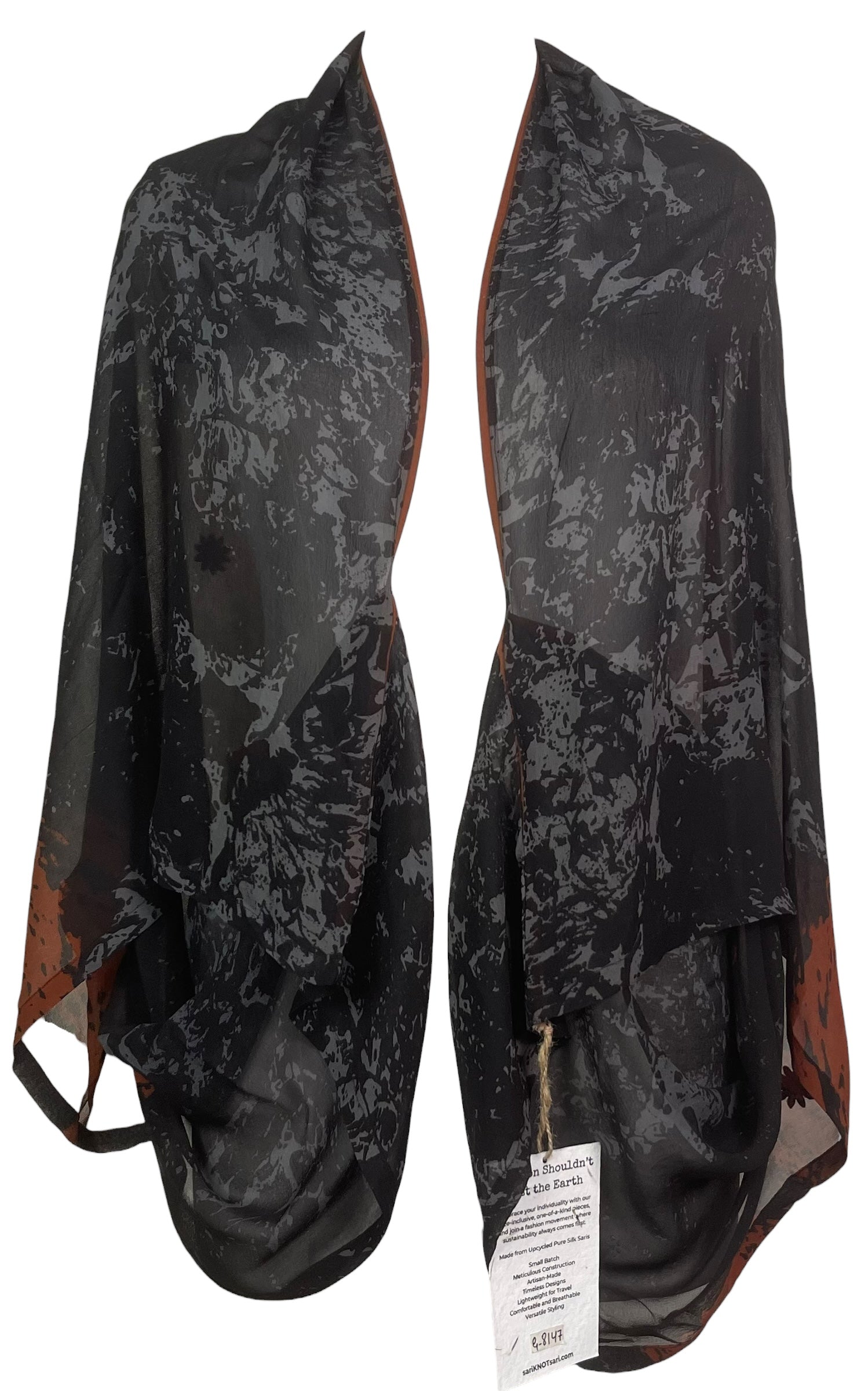 PRG8590 Sheer Avatar Pure Silk Shrug