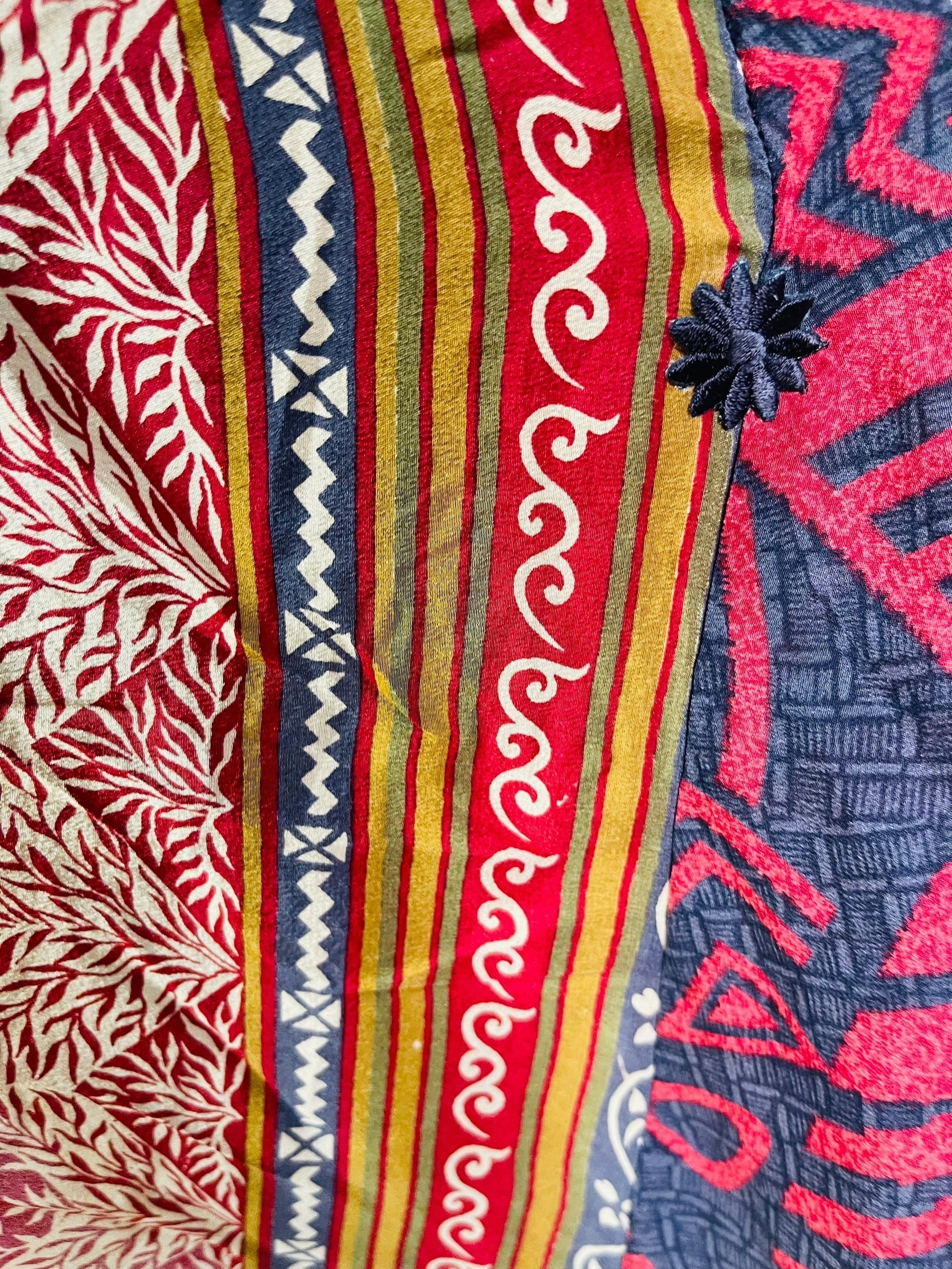 PRC6836 Avatar Pure Silk Self Pocket Tunic Dress