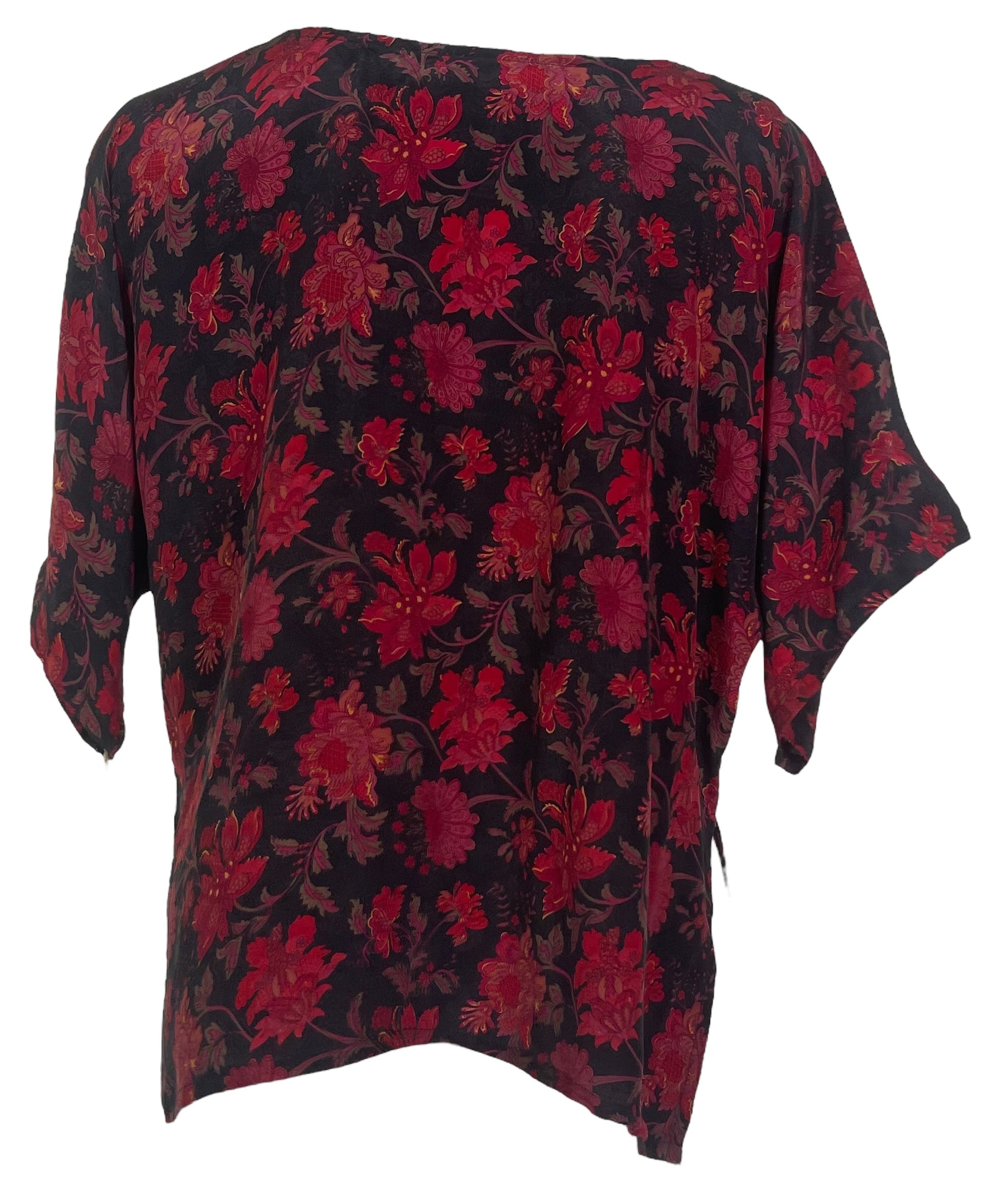 PRC7555 Avatar Pure Silk Side Slit Top