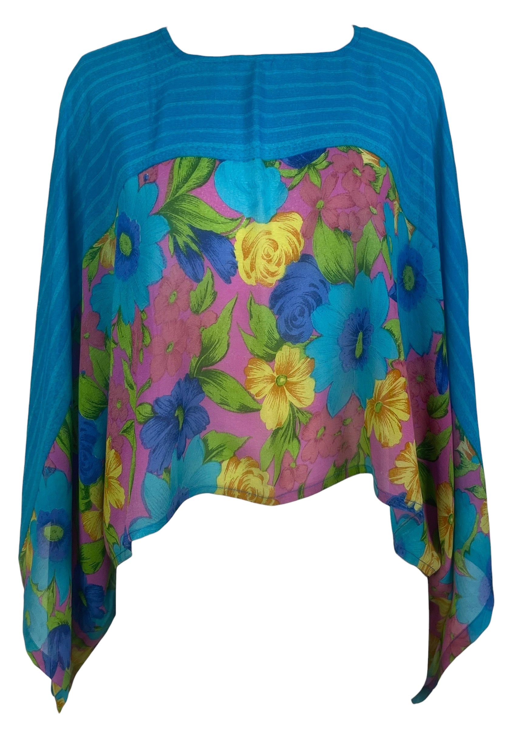 PREVIEW PRG8337 Sheer Avatar Pure Silk Kimono-Sleeved Top