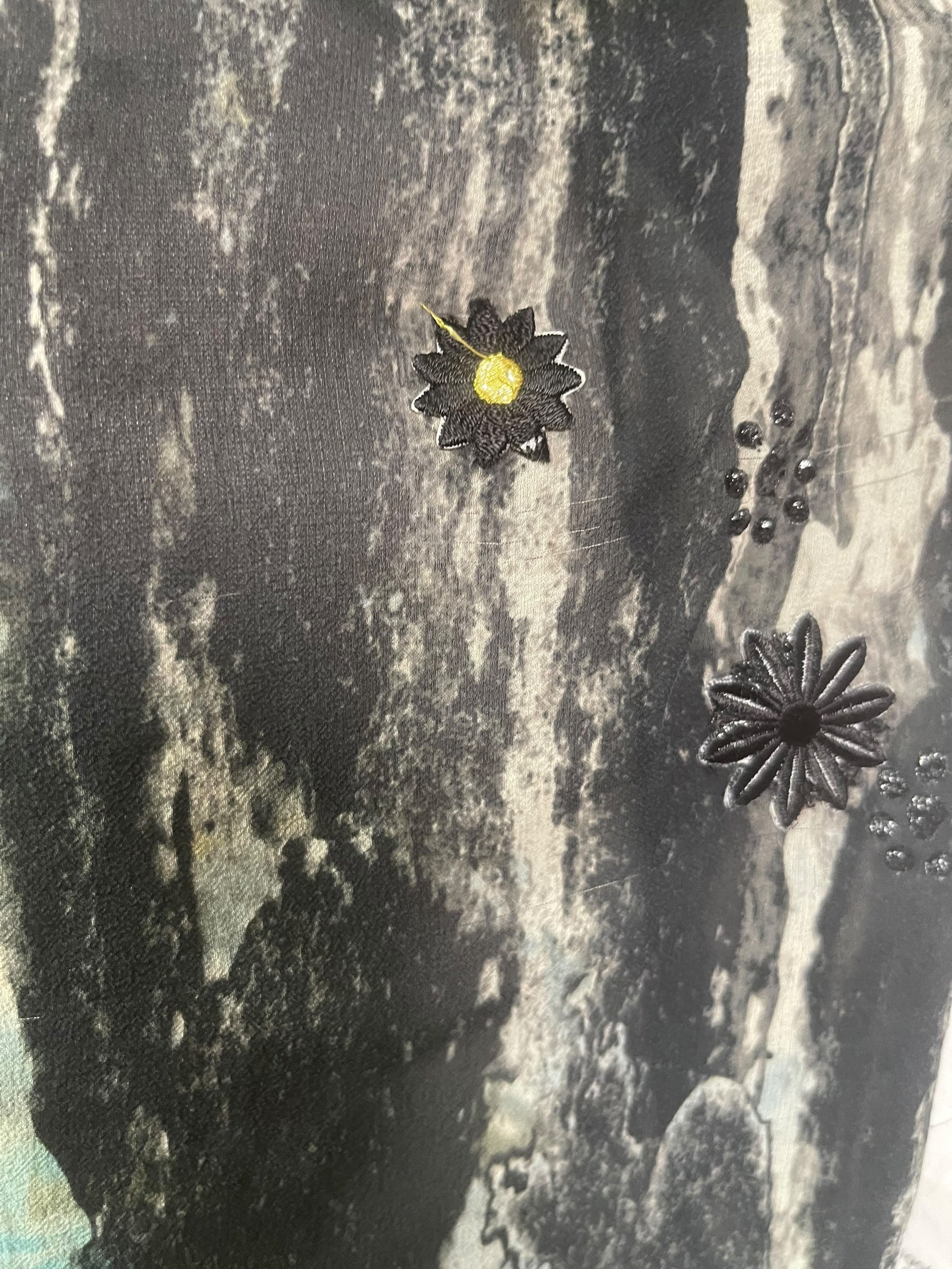 PRG8618 Sheer Avatar Pure Silk Kimono-Sleeved Jacket with Belt