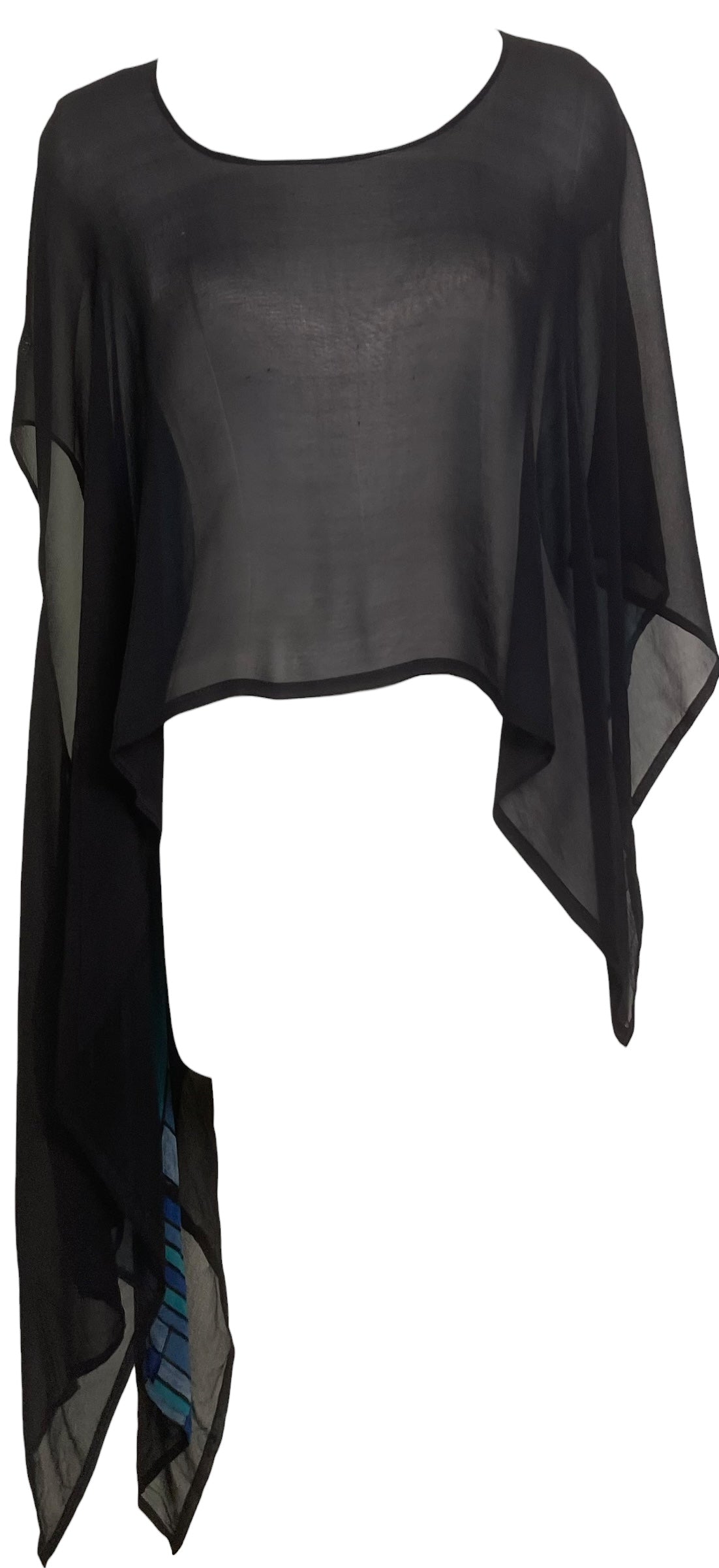 PREVIEW PRG8721 Sheer  Wabi Sabi Pure Silk Versatile Vest by MARCH2026 – Handmade ethical Vest from sariKNOTsari using upcycled silk. Designed in Canada for travel and slow fashion, loved from Toronto to LA to Sydney. Featuring Zsiska, Bryn Walker and Artisan Leather coats by Rejean Pepin, Pepin designs