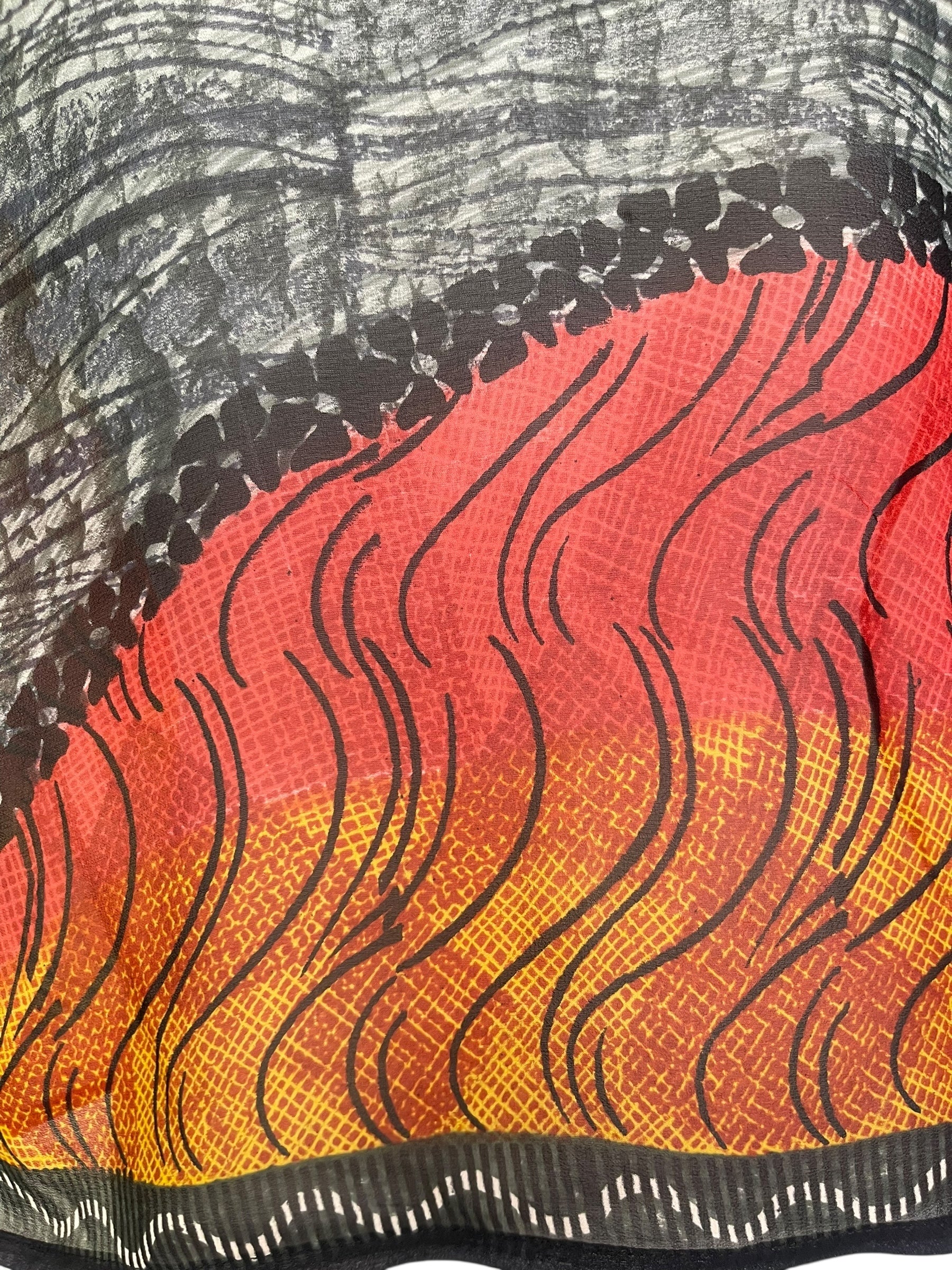 PRG5500 Sheer Avatar Pure Silk Boxy Top