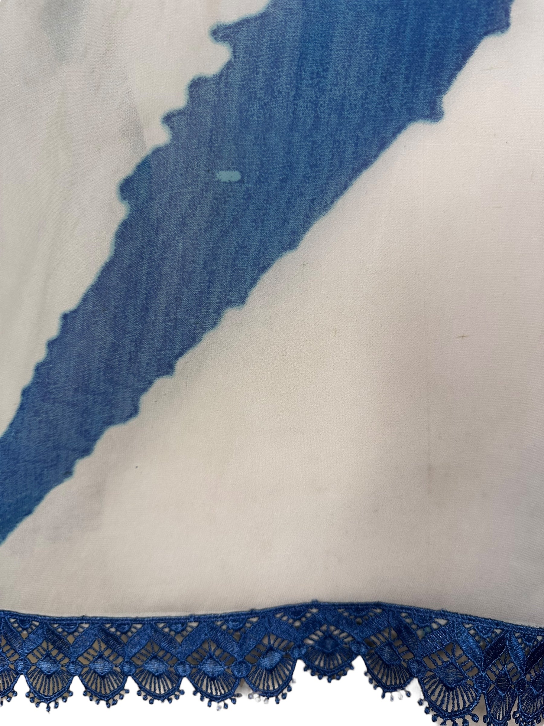 PRG6625 Sheer Wabi Sabi Pure Silk Side Slit Top