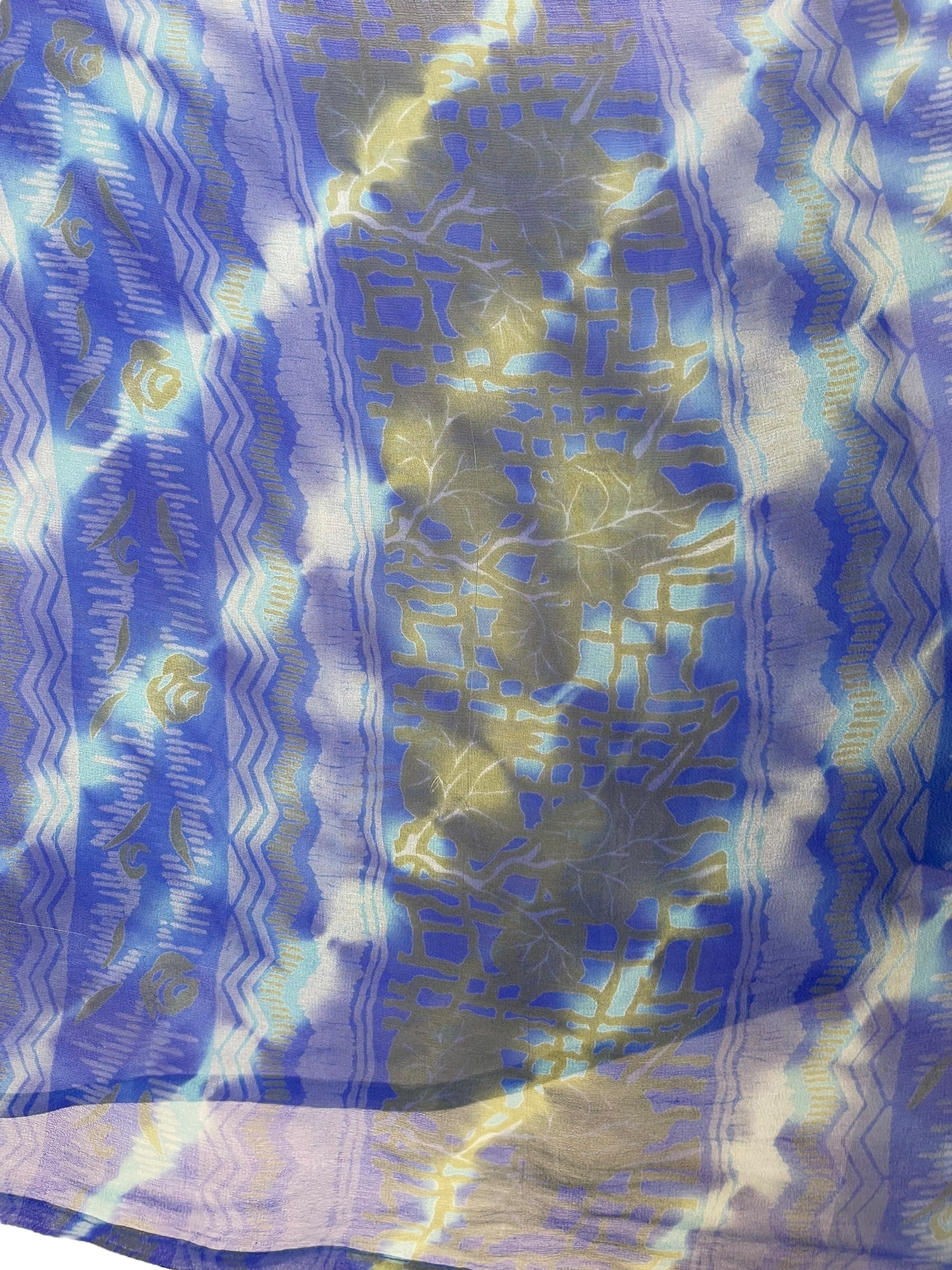 PRG7219 Sheer Avatar Pure Silk Capelet Poncho