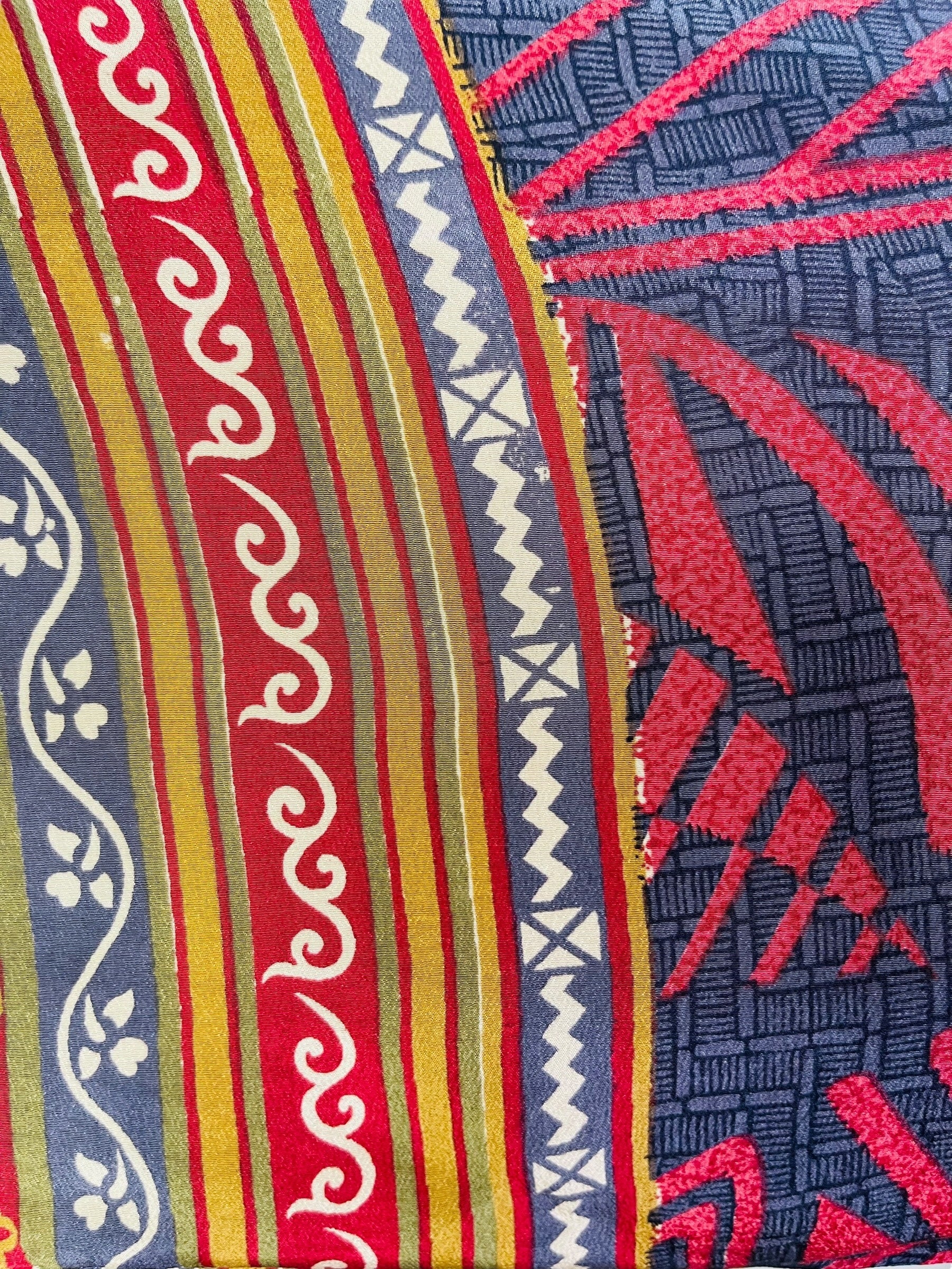 PRC6836 Avatar Pure Silk Self Pocket Tunic Dress