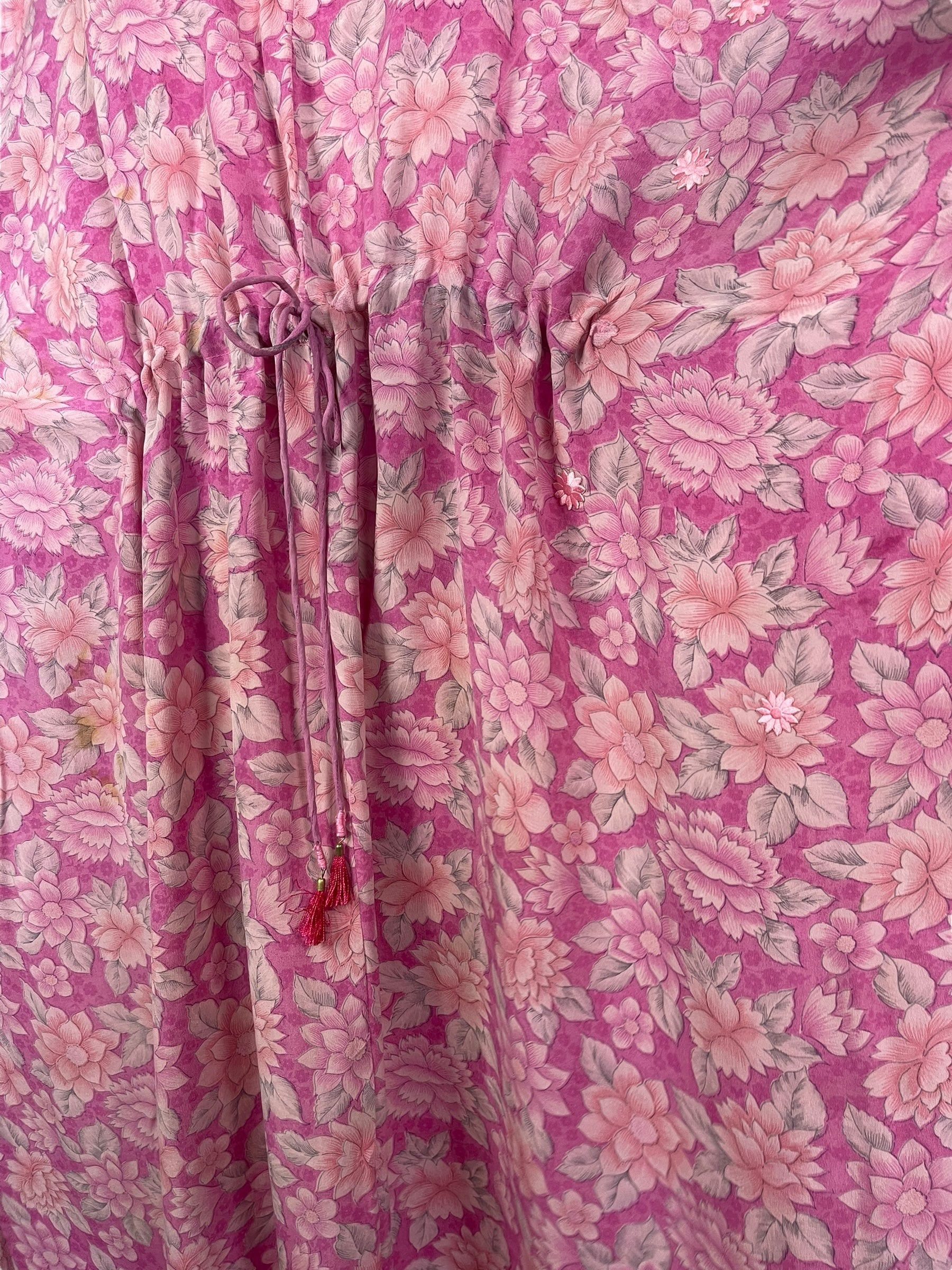 PRC7603 Wabi Sabi Pure Silk Maxi Kaftan