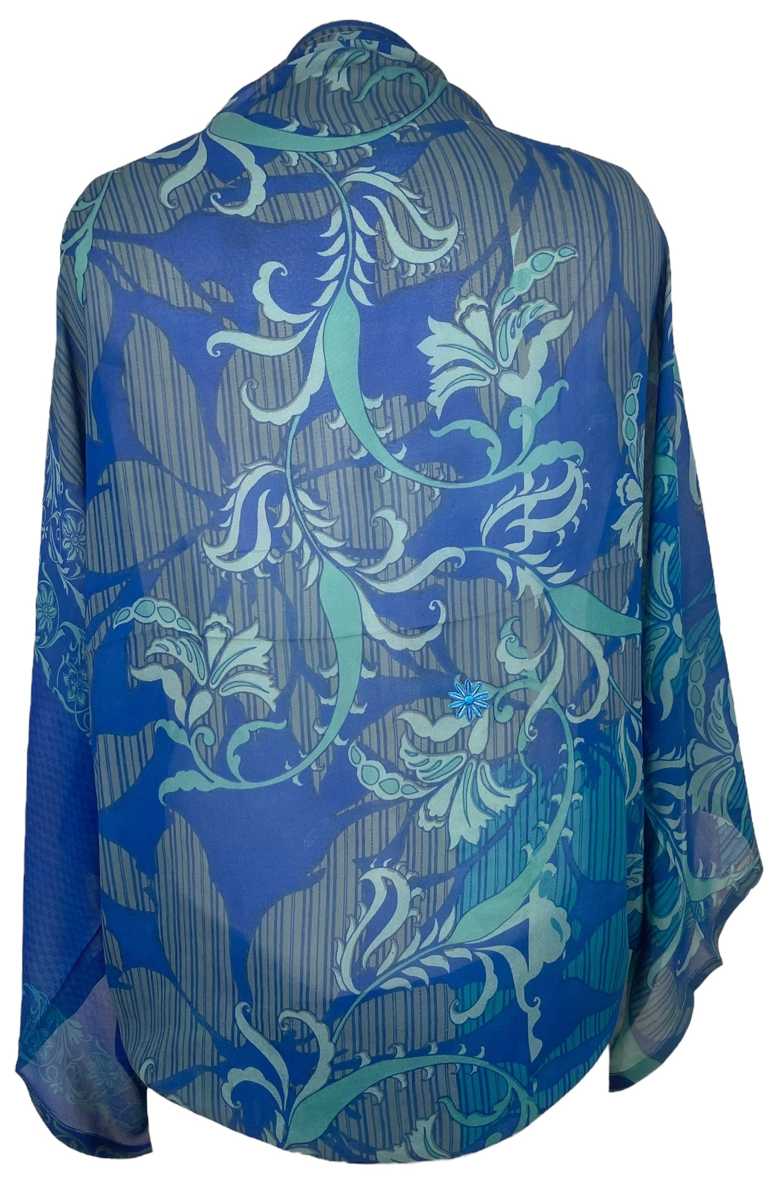 PRG8044 Sheer Wabi Sabi Pure Silk Shrug