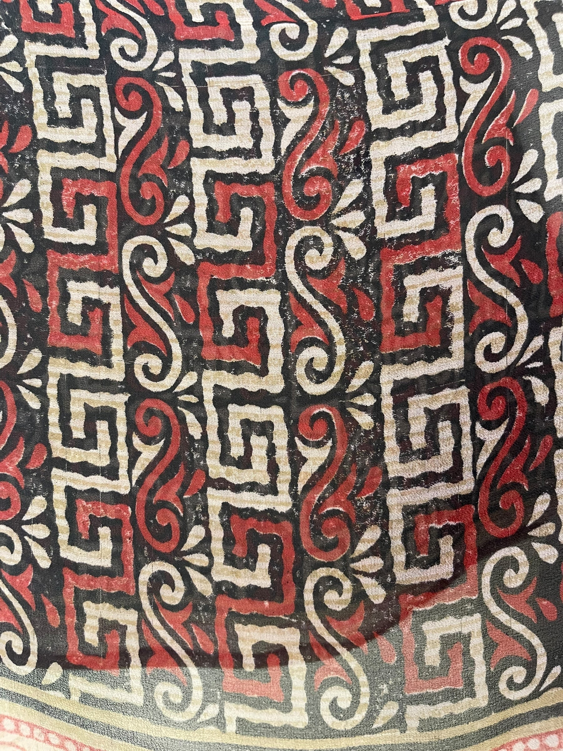 PRG6423 Sheer Wabi Sabi Pure Silk Capelet Poncho