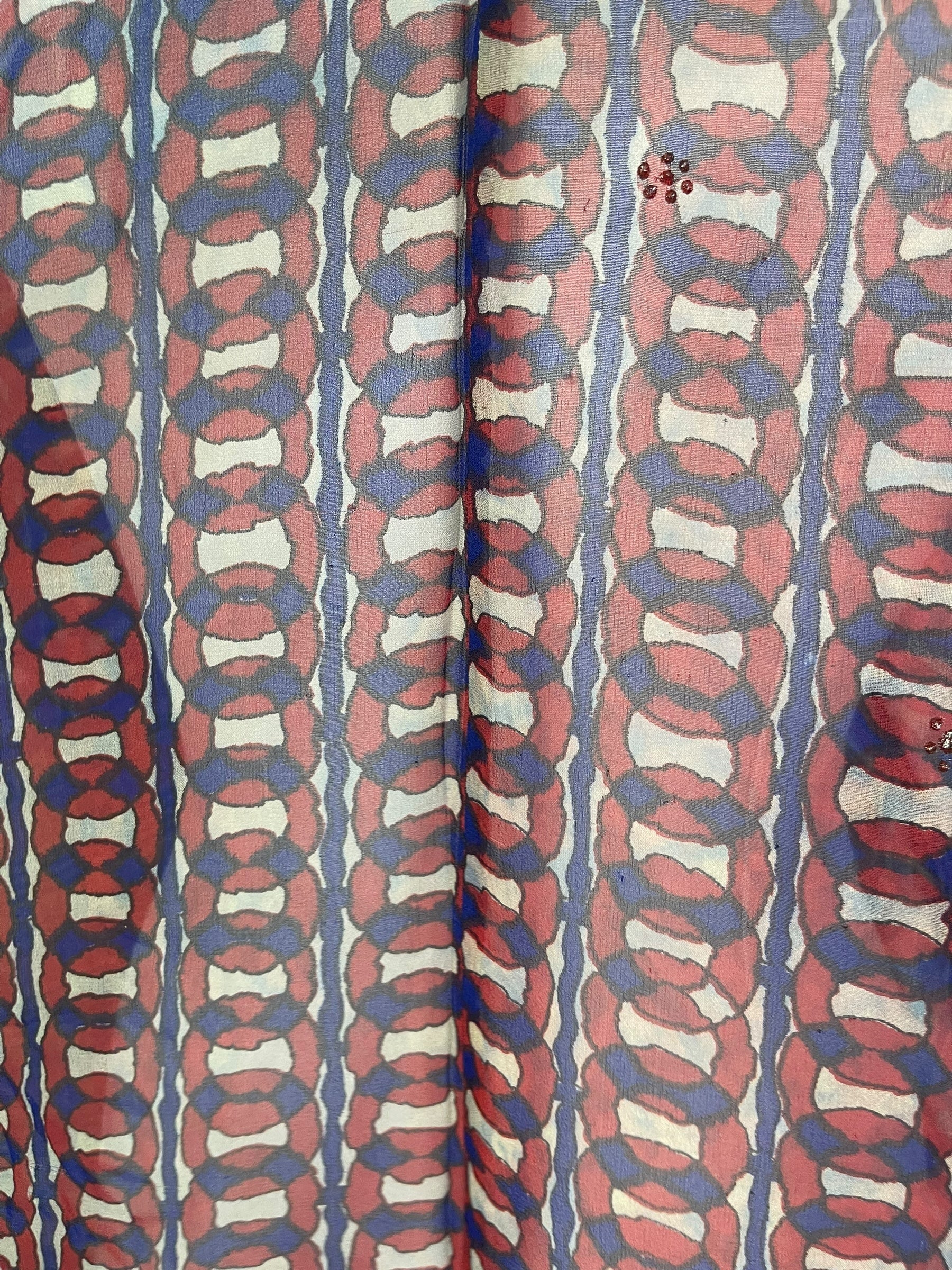 PRG7063 Sheer Wabi Sabi Pure Silk Cardigan