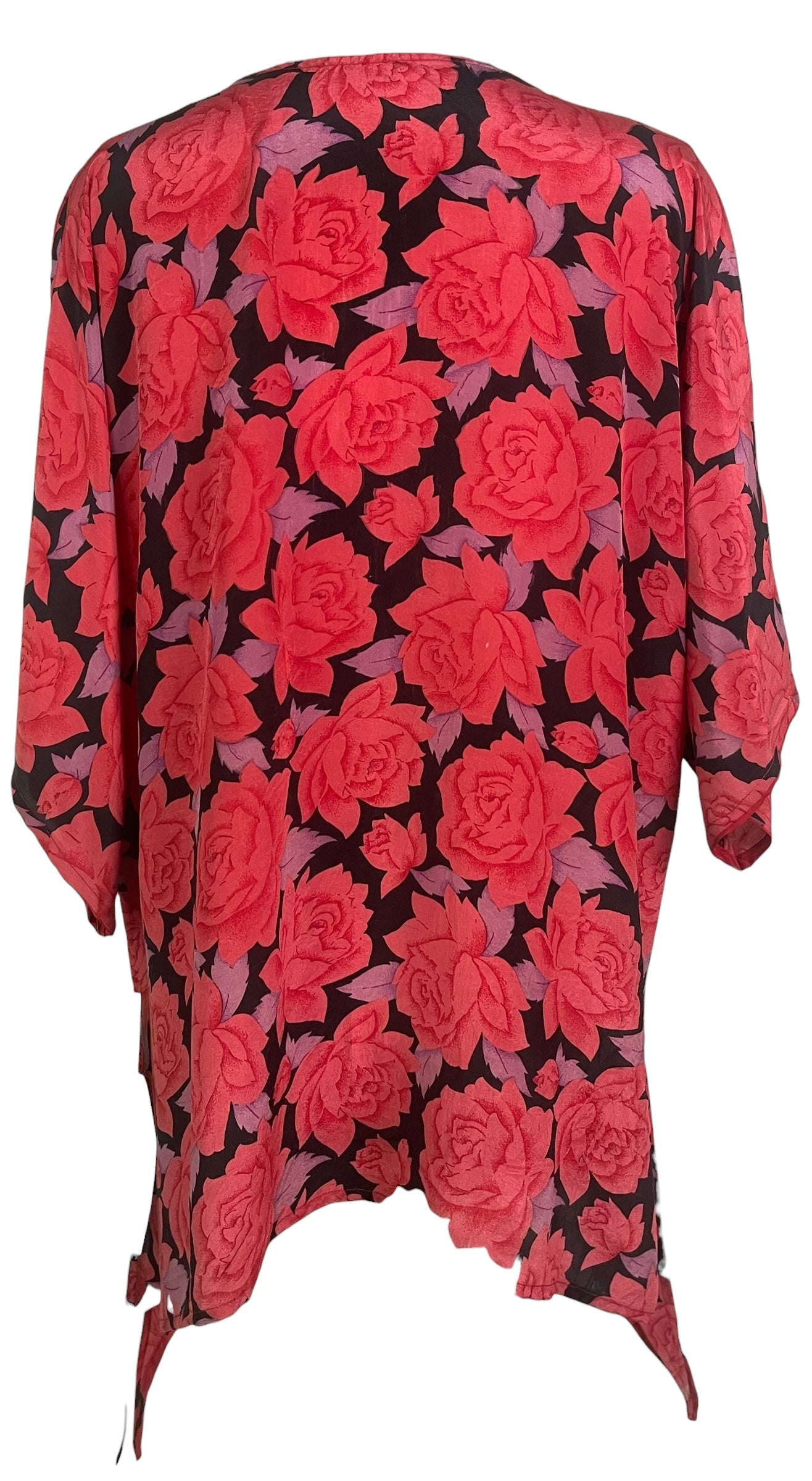 PRC8750 Wabi Sabi Pure Silk Long Tunic with Side Ties