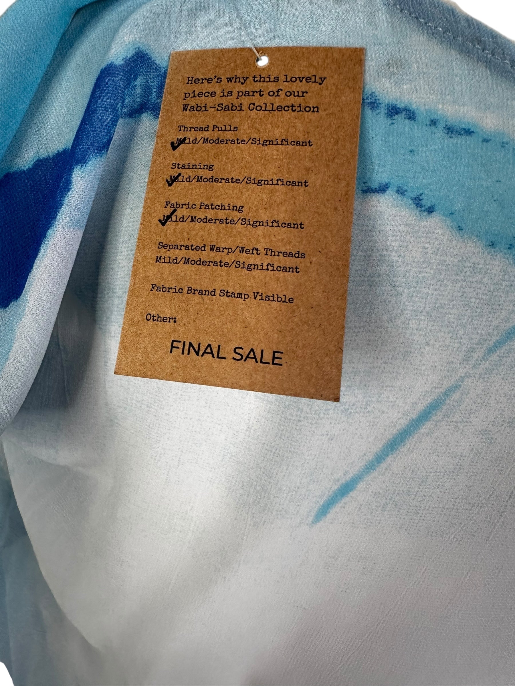 PRG6625 Sheer Wabi Sabi Pure Silk Side Slit Top