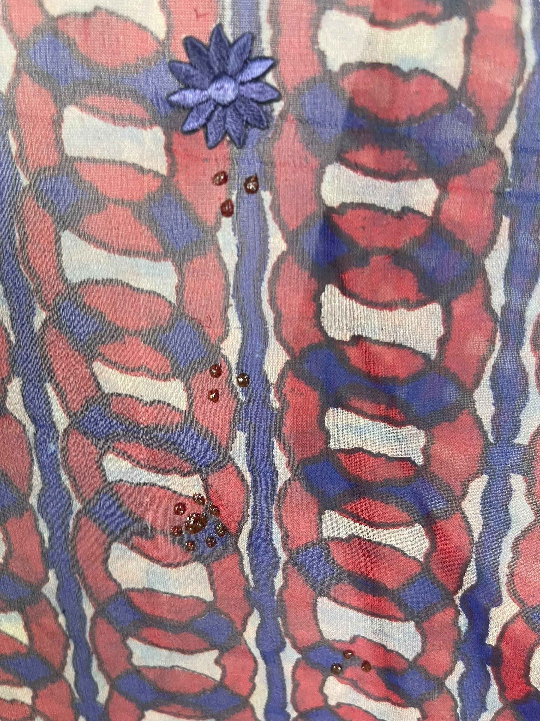 PRG7063 Sheer Wabi Sabi Pure Silk Cardigan