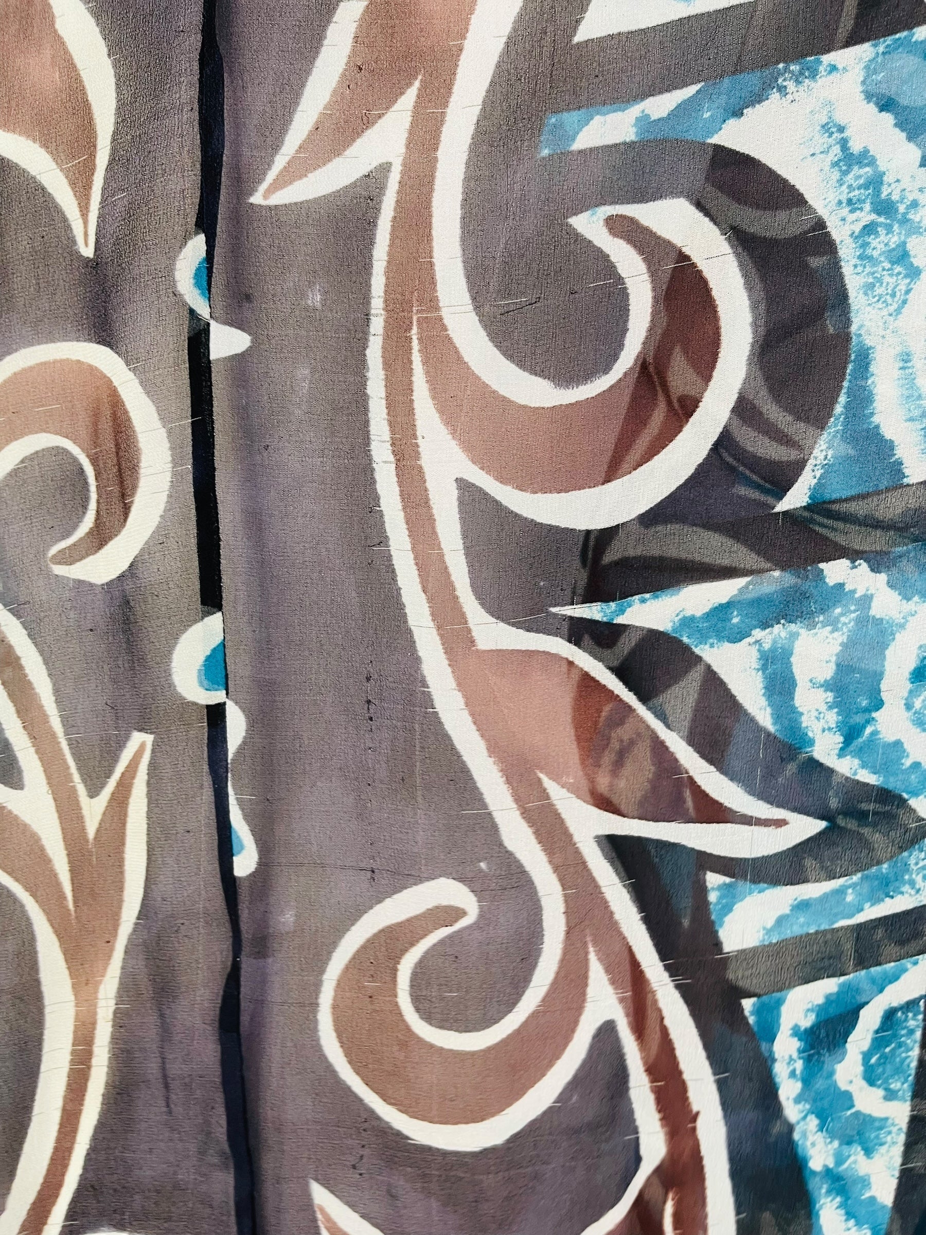 PRG7057 Sheer Wabi Sabi Pure Silk Waterfall Top