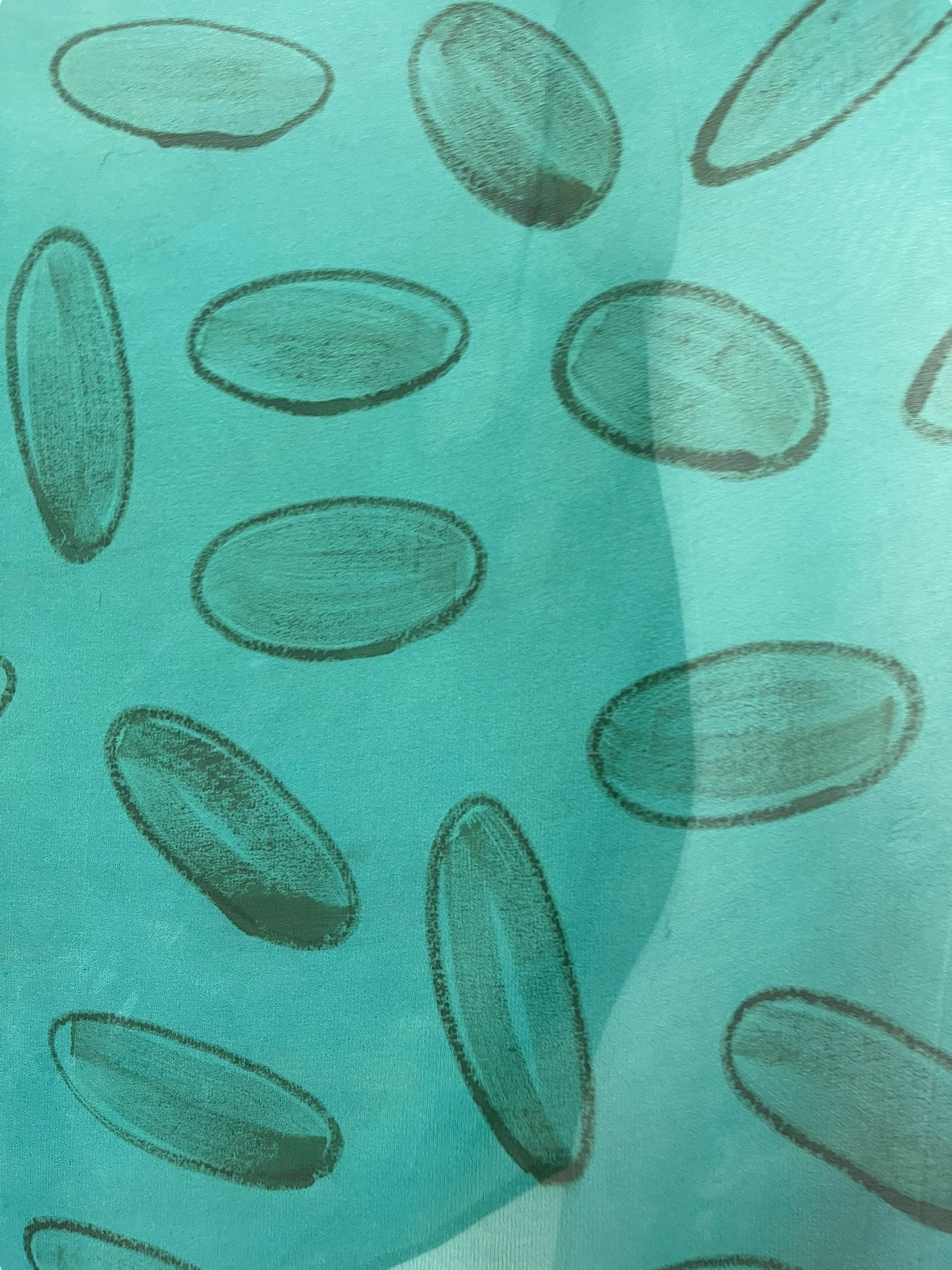 PRG7364 Sheer Wabi Sabi Pure Silk Kimono-Sleeved Top