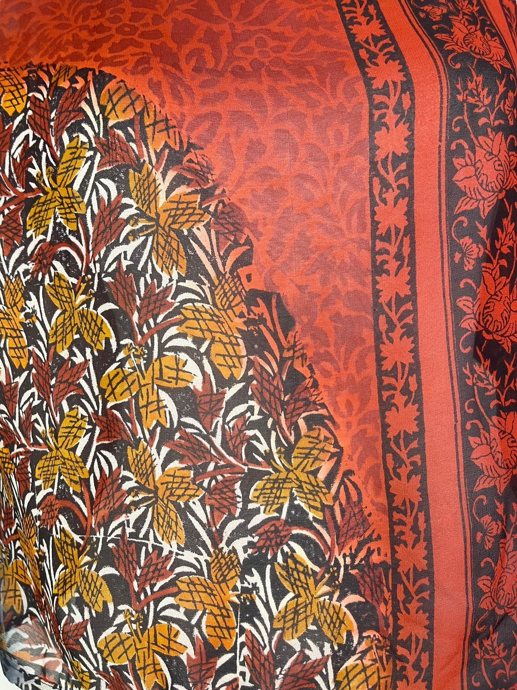 PRG7631 Sheer Avatar Pure Silk Boxy Top