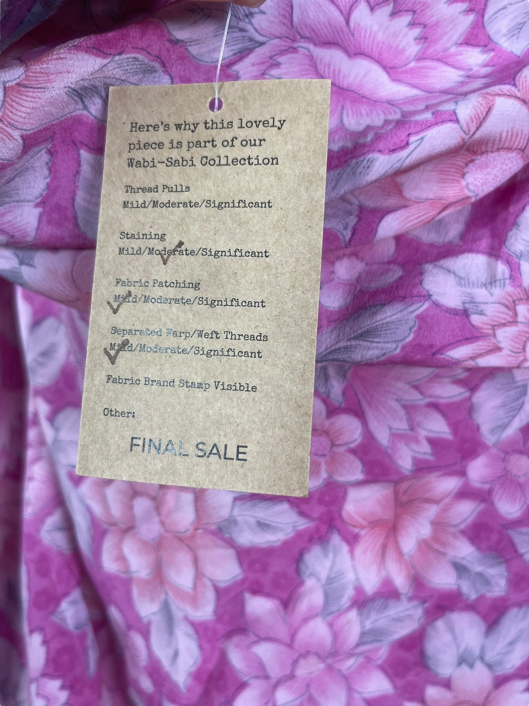 PRC7603 Wabi Sabi Pure Silk Maxi Kaftan