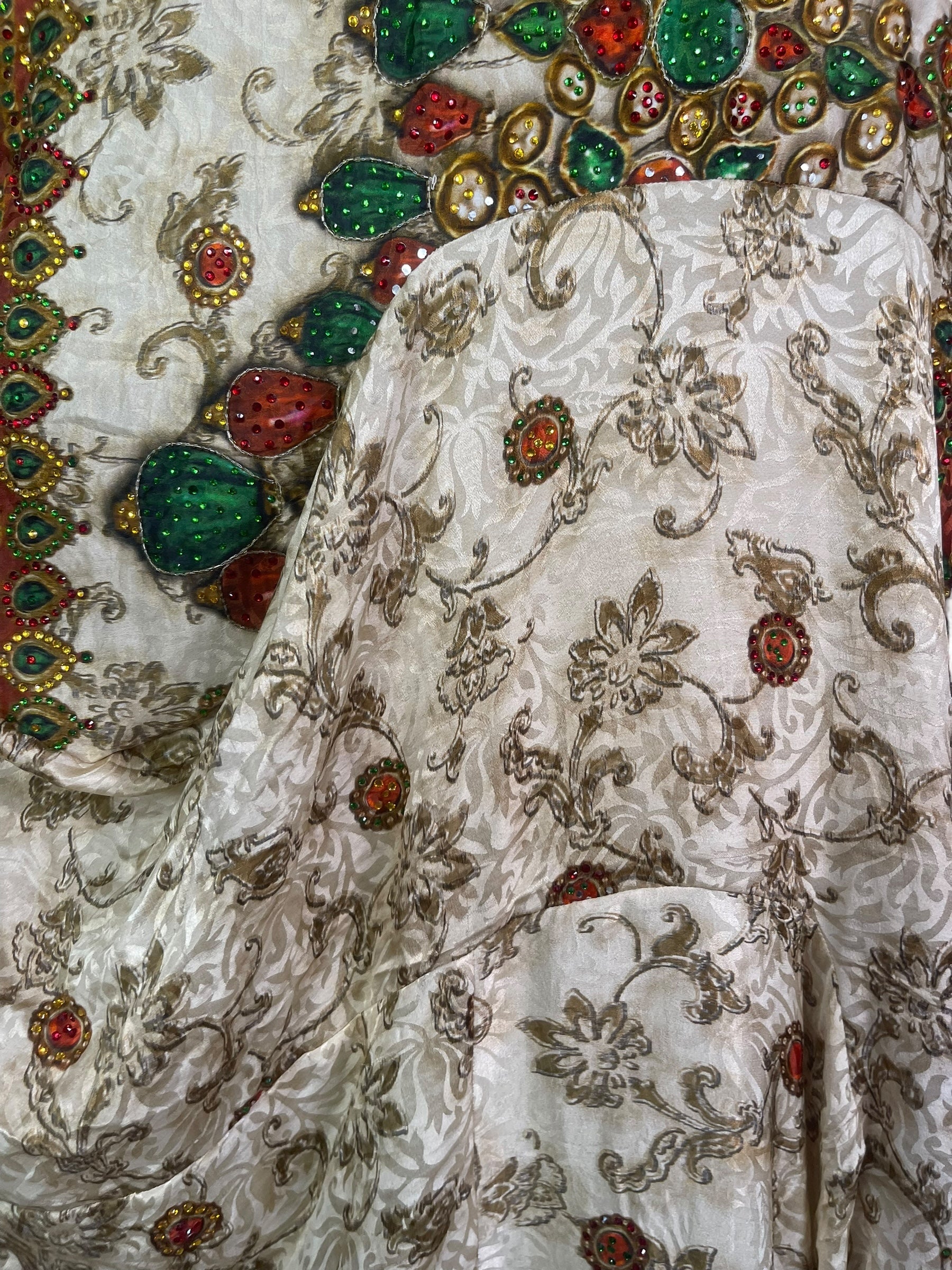 PRC7969 Avatar Pure Silk Sculptural Long Tunic Dress