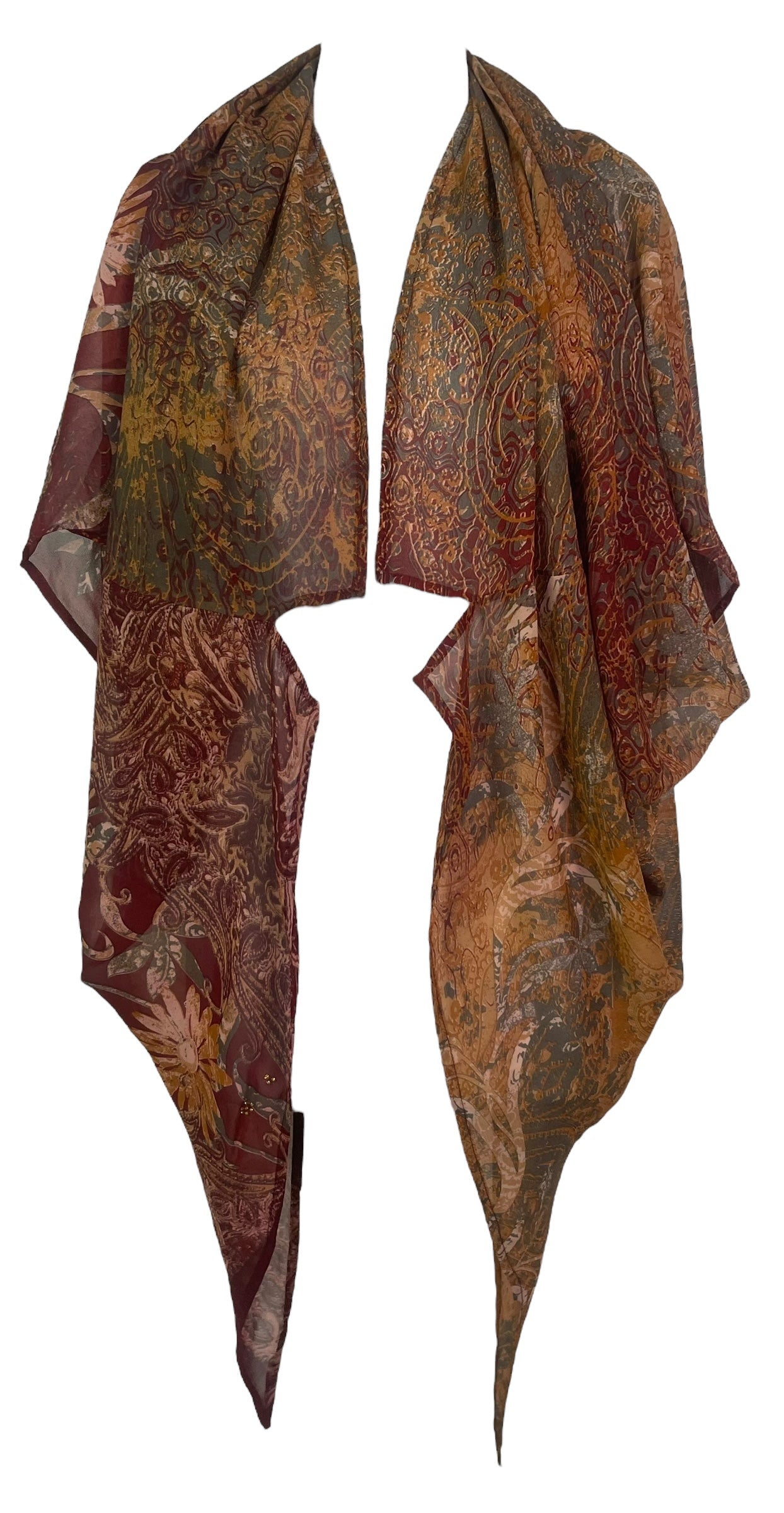 PRG8135 Sheer Avatar Pure Silk Cardigan