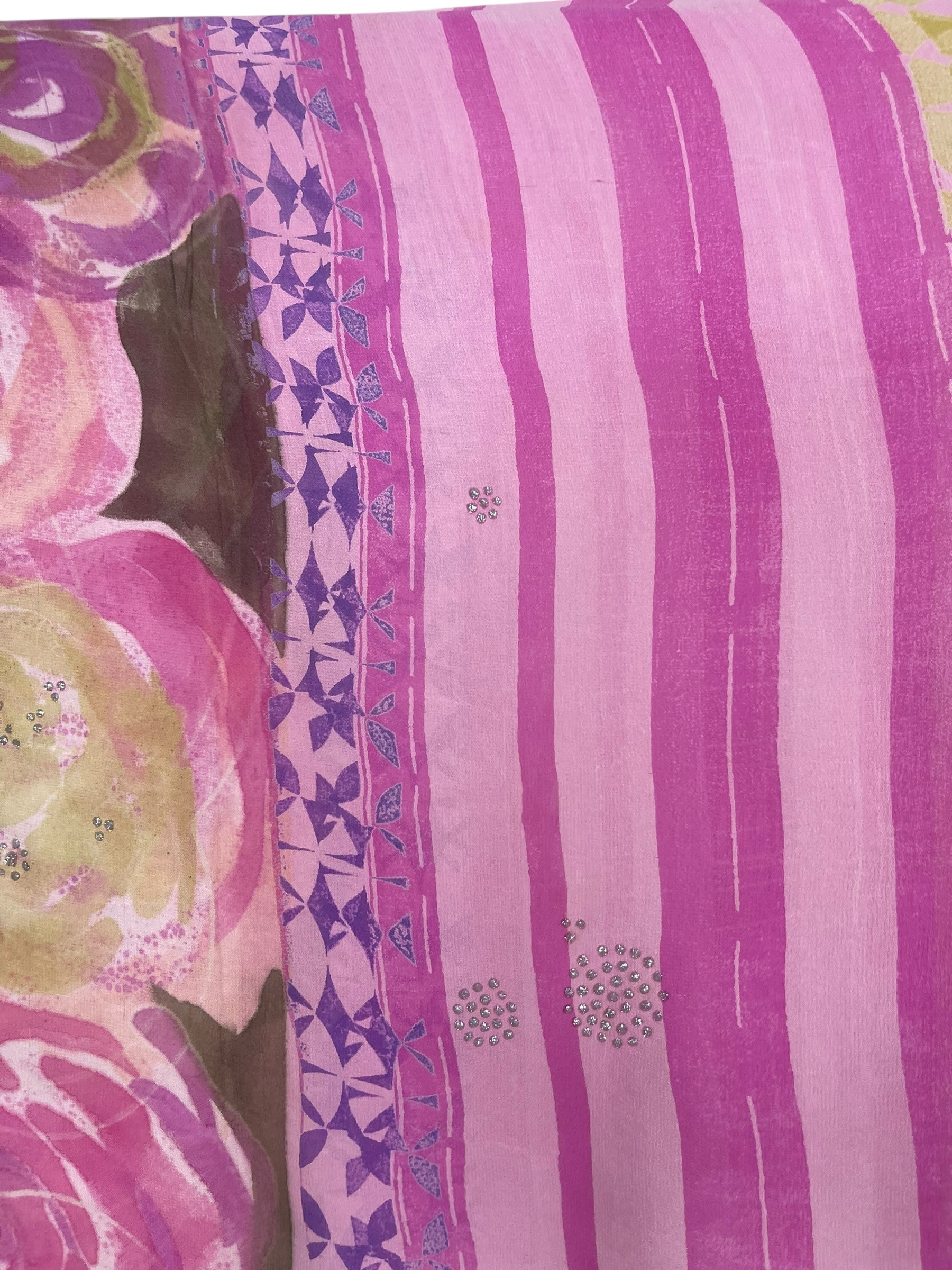 PRG8201 Sheer Avatar Pure Silk Kimono-Sleeved Top