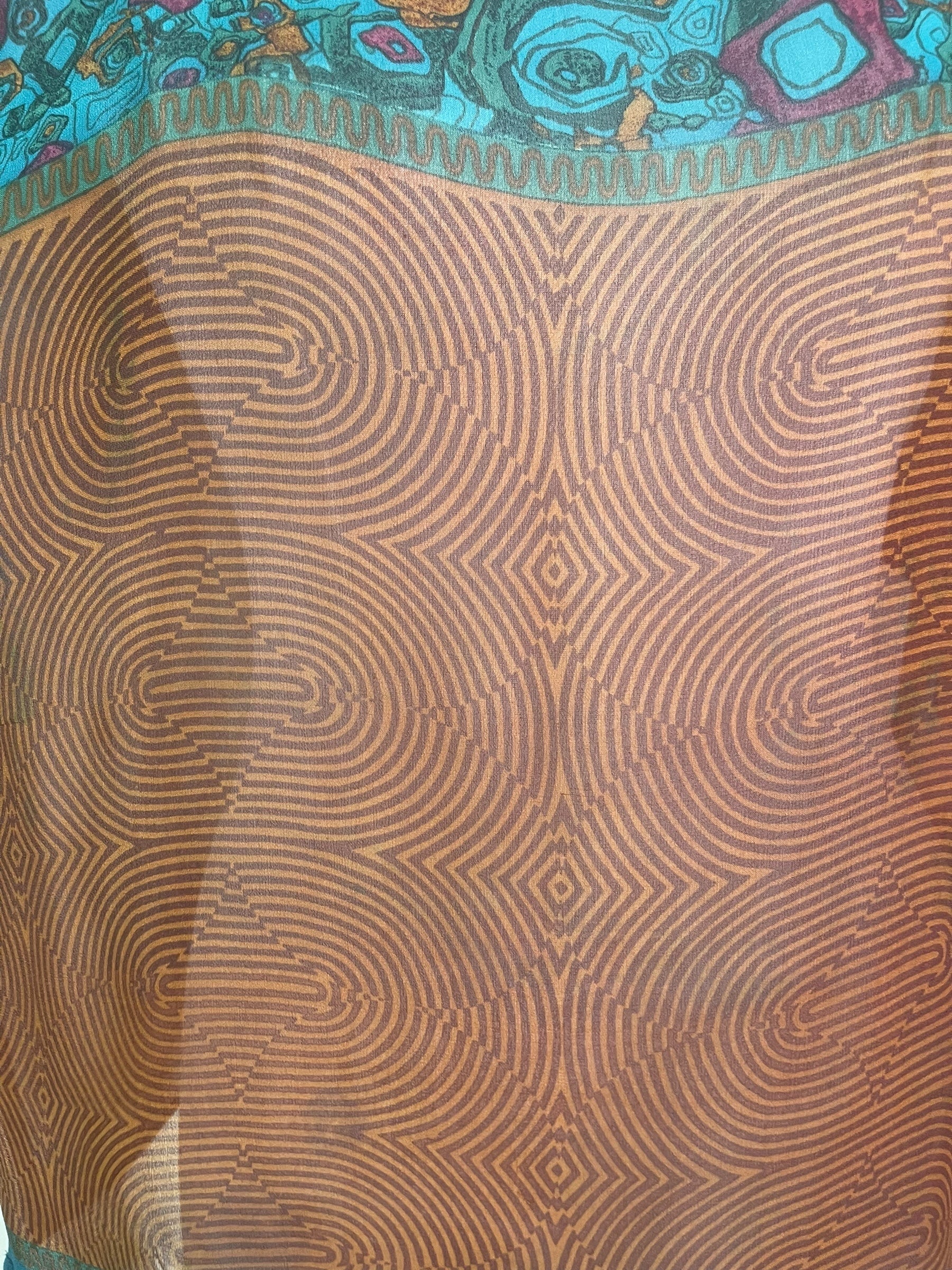 PREVIEW PRG8520 Sheer Wabi Sabi Pure Silk Side Slit Top by FEBRUARY2026 – Handmade ethical Side Slit Top from sariKNOTsari using upcycled silk. Designed in Canada for travel and slow fashion, loved from Toronto to LA to Sydney.