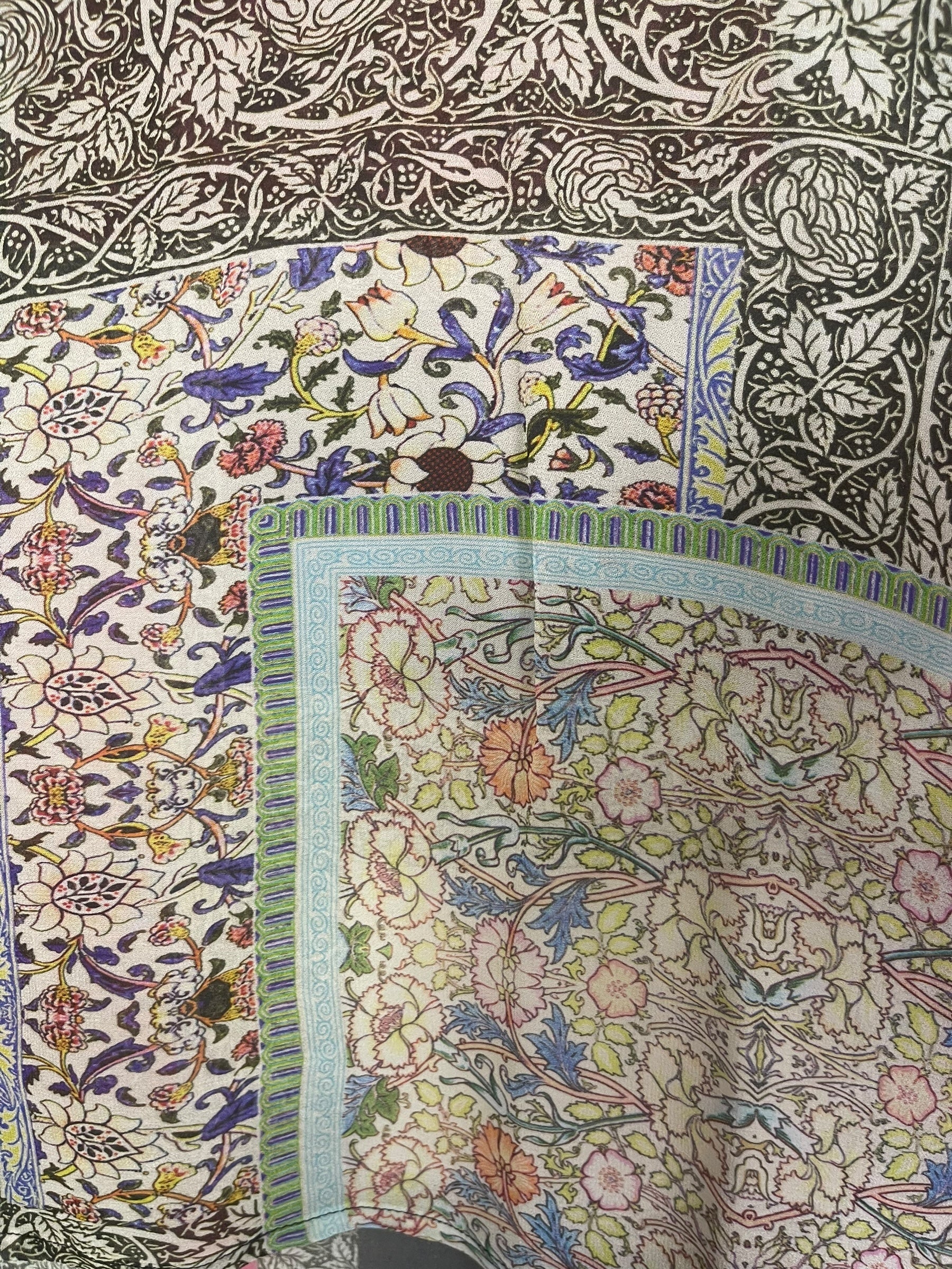 PRG8619 Sheer Wabi Sabi Pure Silk Hi Lo Top