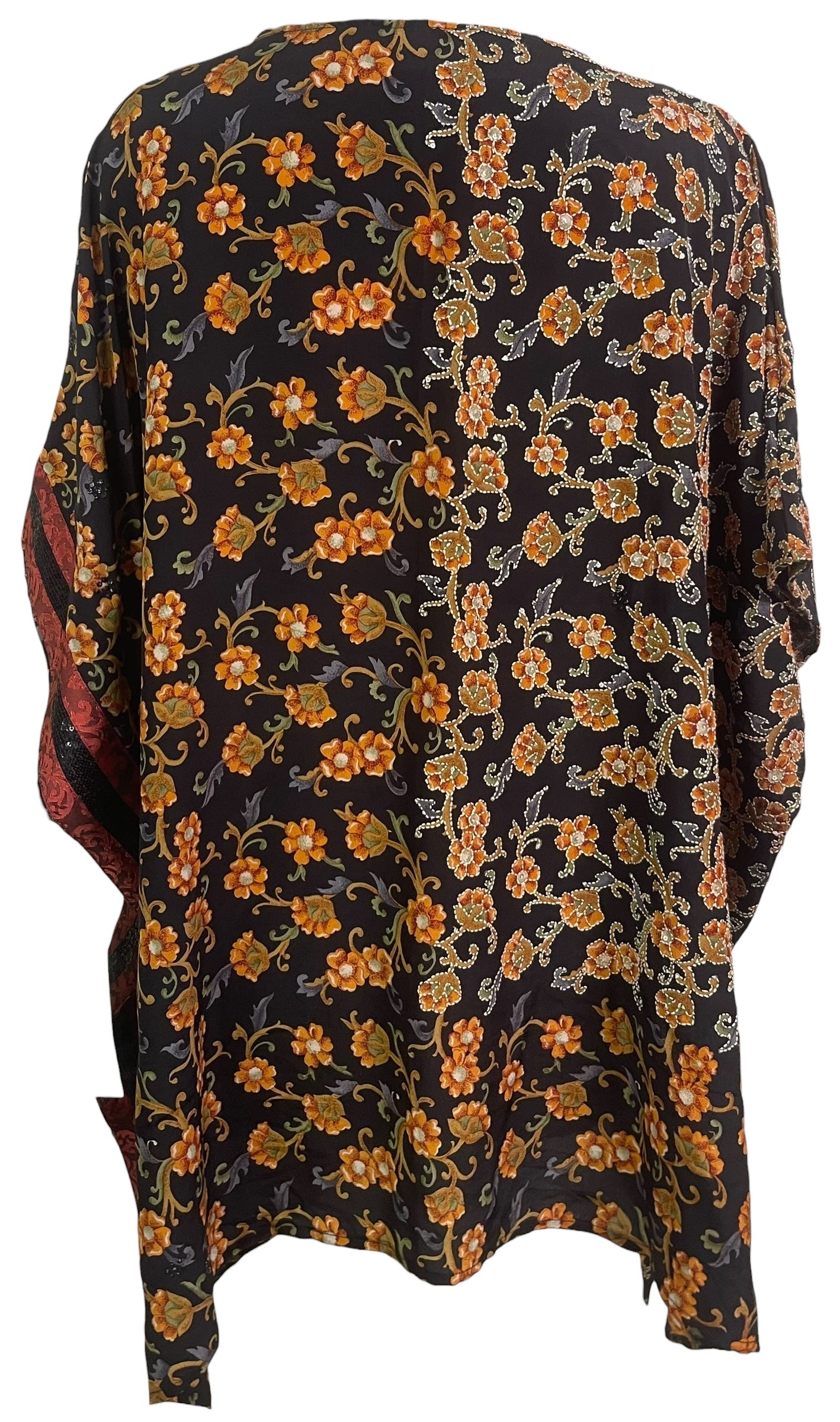 PRC8736 Avatar Pure Silk Short Kaftan Tunic with Slits by 15 FEBRUARY 2026 – Handmade ethical Short Kaftan from sariKNOTsari using upcycled silk. Designed in Canada for travel and slow fashion, loved from Toronto to LA to Sydney.