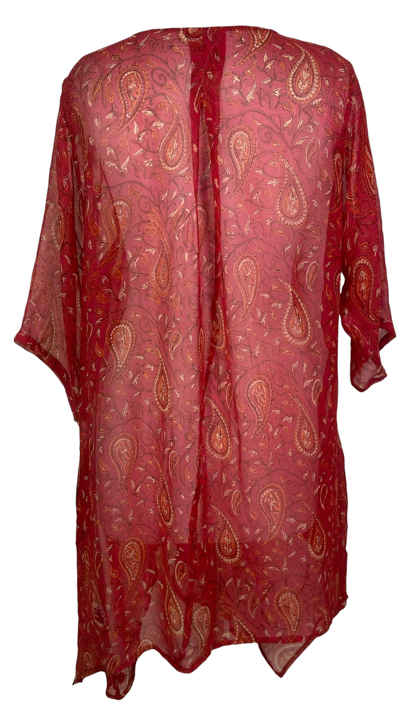 PREVIEW PRG8486 Sheer  Wabi Sabi Pure Silk Self Pocket Tunic Dress