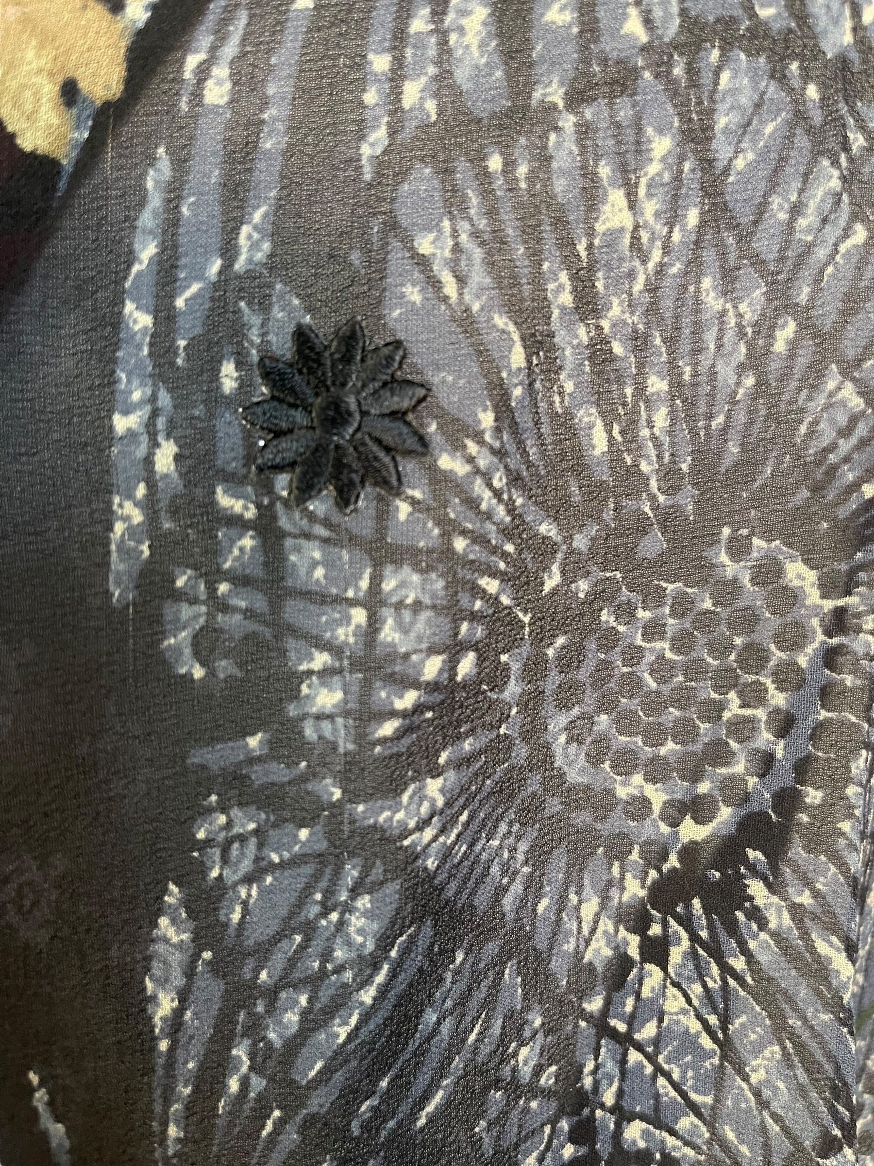 PRG7265 Sheer Wabi Sabi Pure Silk Waterfall Top