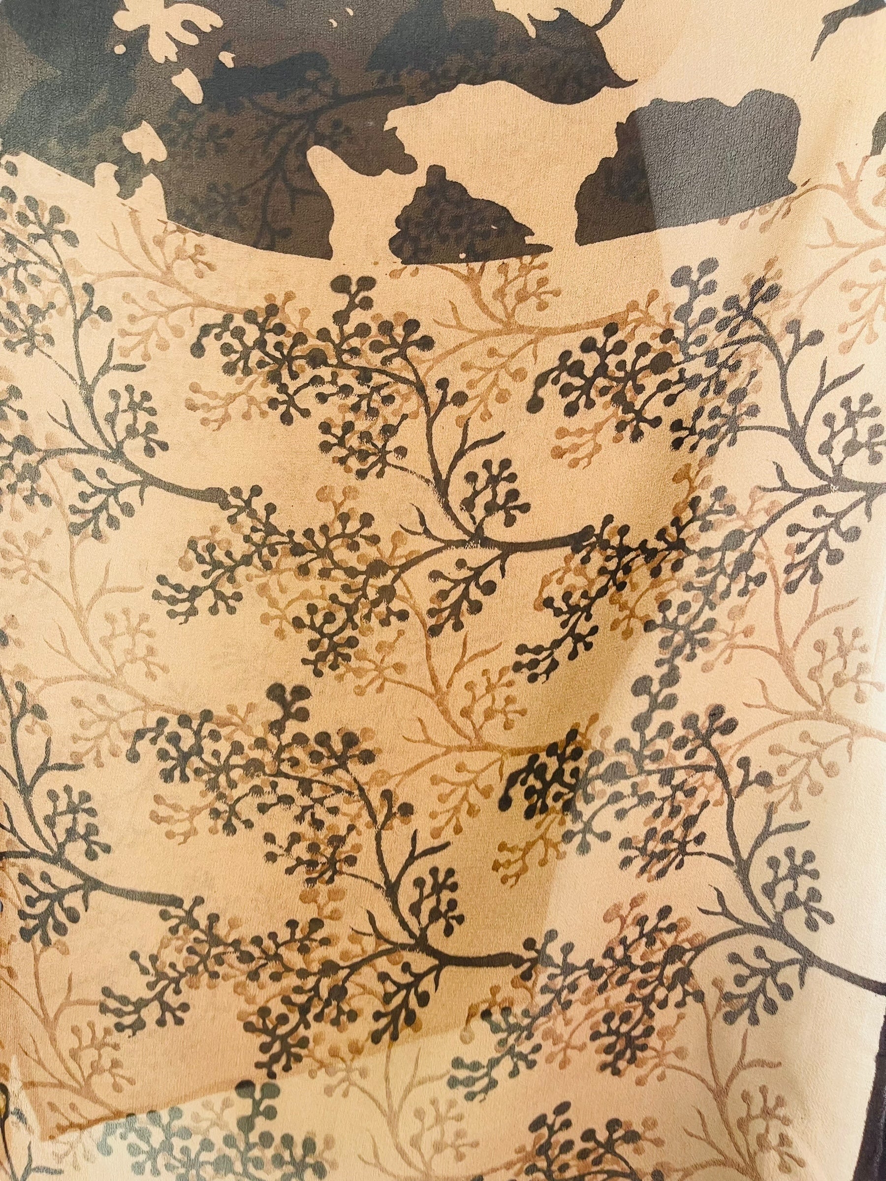 PRG7580 Sheer Wabi Sabi Pure Silk Cardigan