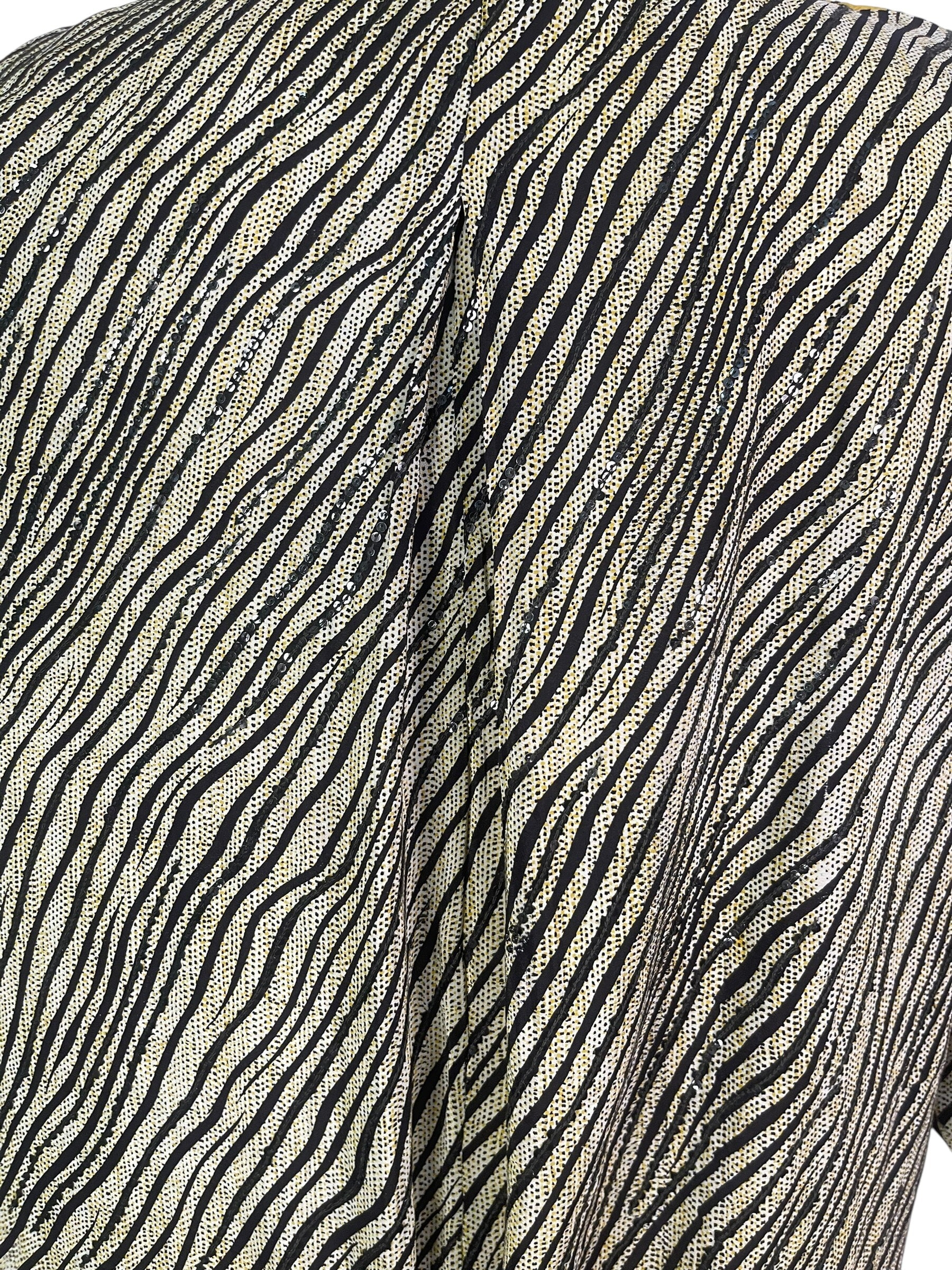 PRC7948 Avatar Pure Silk Self Pocket Tunic Dress