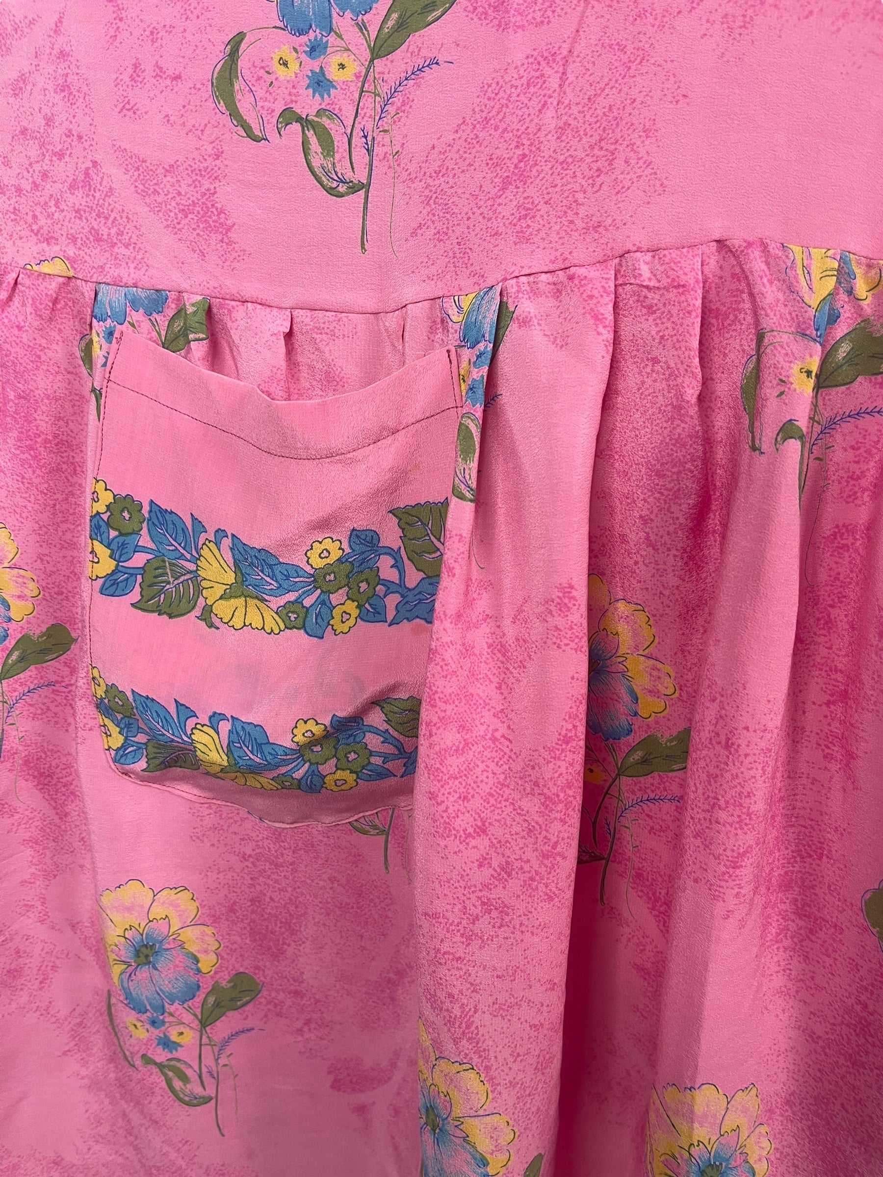 PRC8193 Wabi Sabi Pure Silk Boxy Babydoll Dress