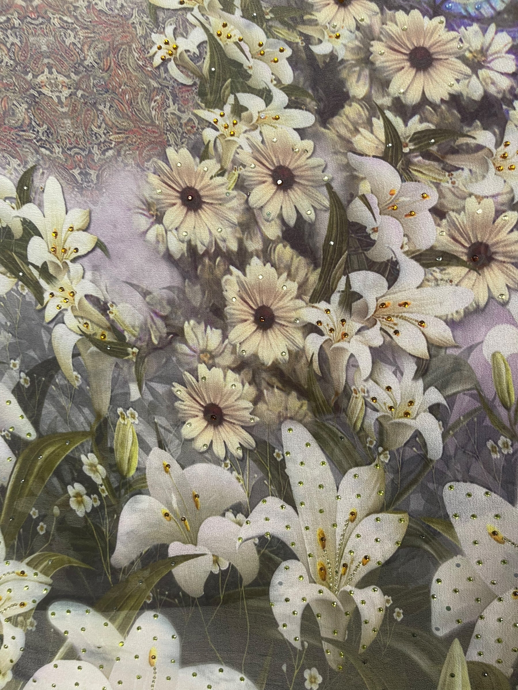 PREVIEW PRG8582 Sheer Pure Silk Wabi Sabi Capelet Poncho