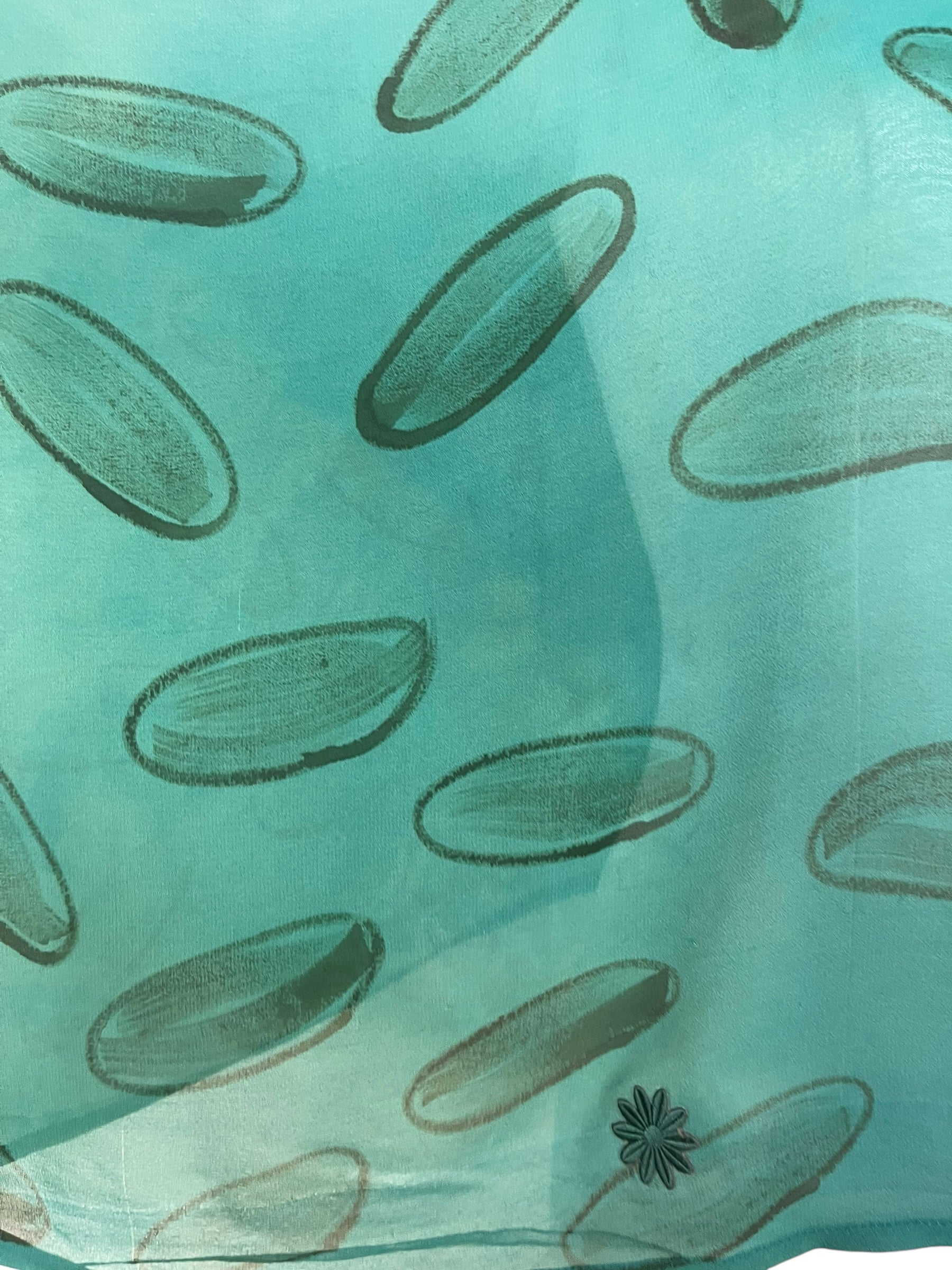 PRG7364 Sheer Wabi Sabi Pure Silk Kimono-Sleeved Top